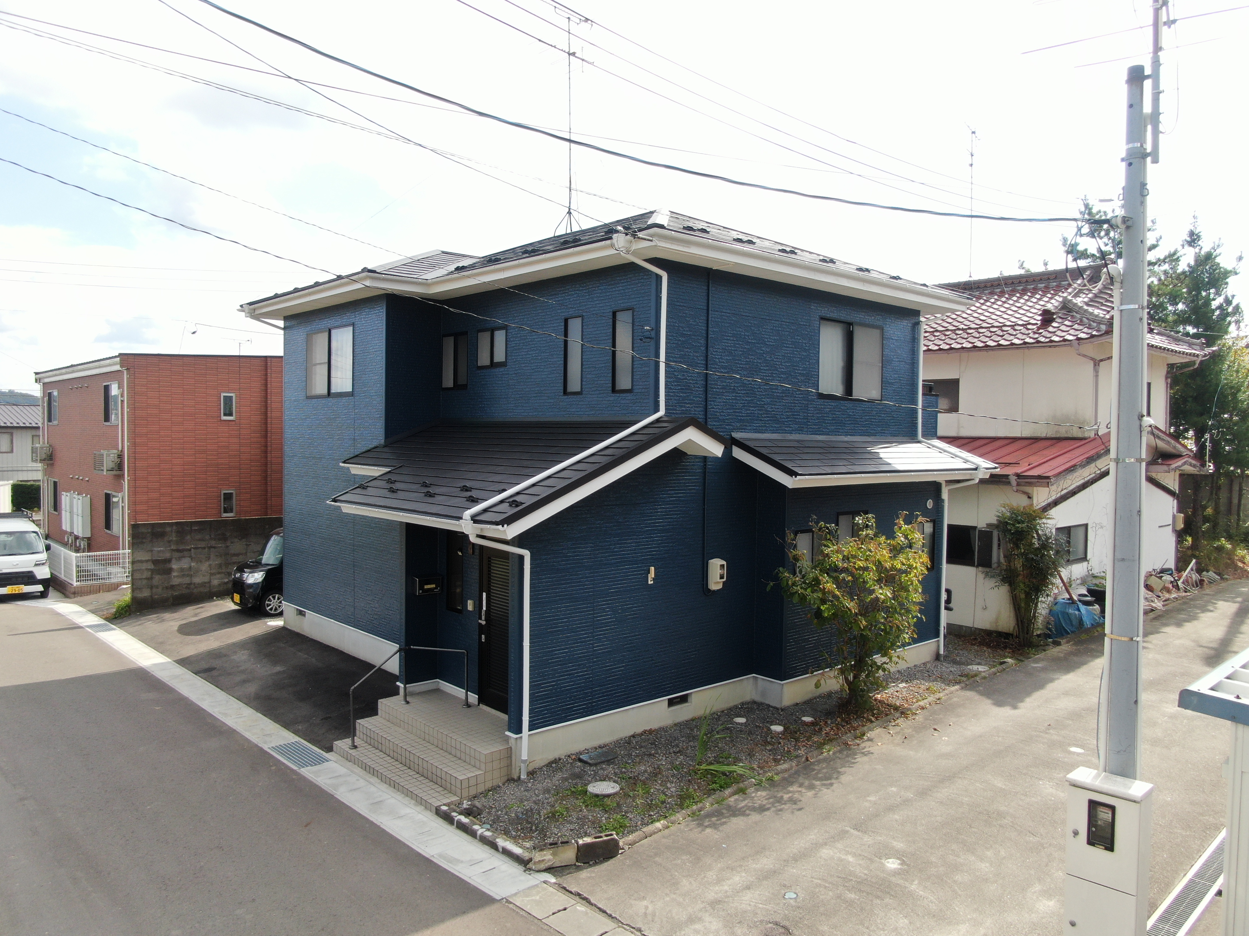 本宮市　屋根カバー　屋根塗装　外壁塗装　付帯部塗装