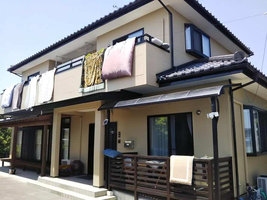 郡山市　外壁塗装　付帯部塗装