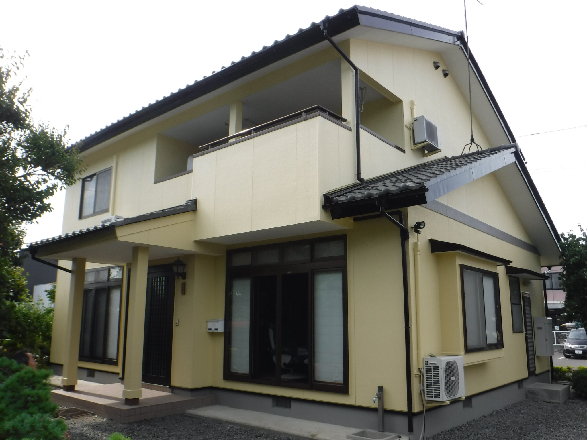 郡山市　外壁塗装　付帯部塗装