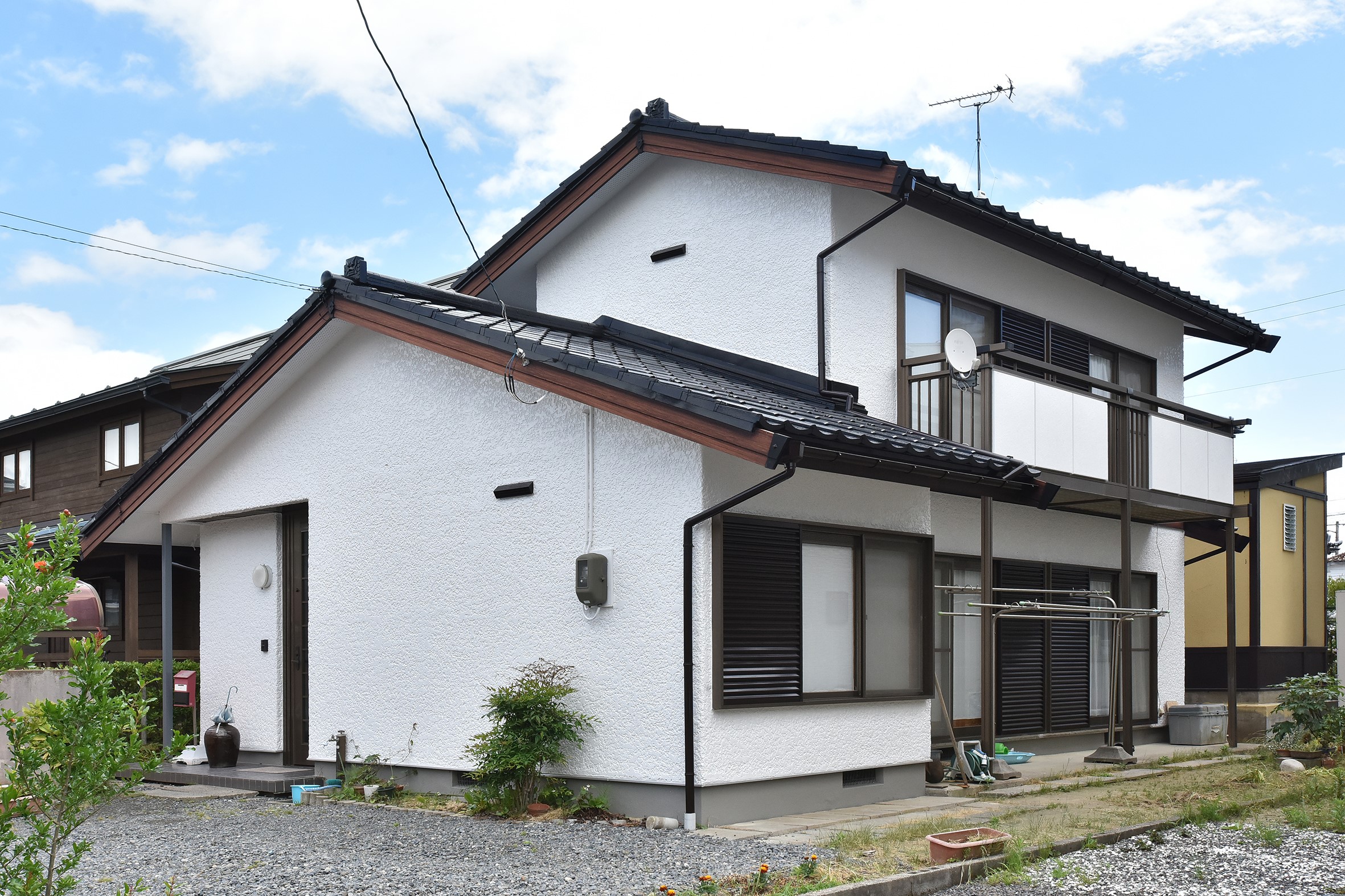 郡山市　外壁塗装　付帯部塗装