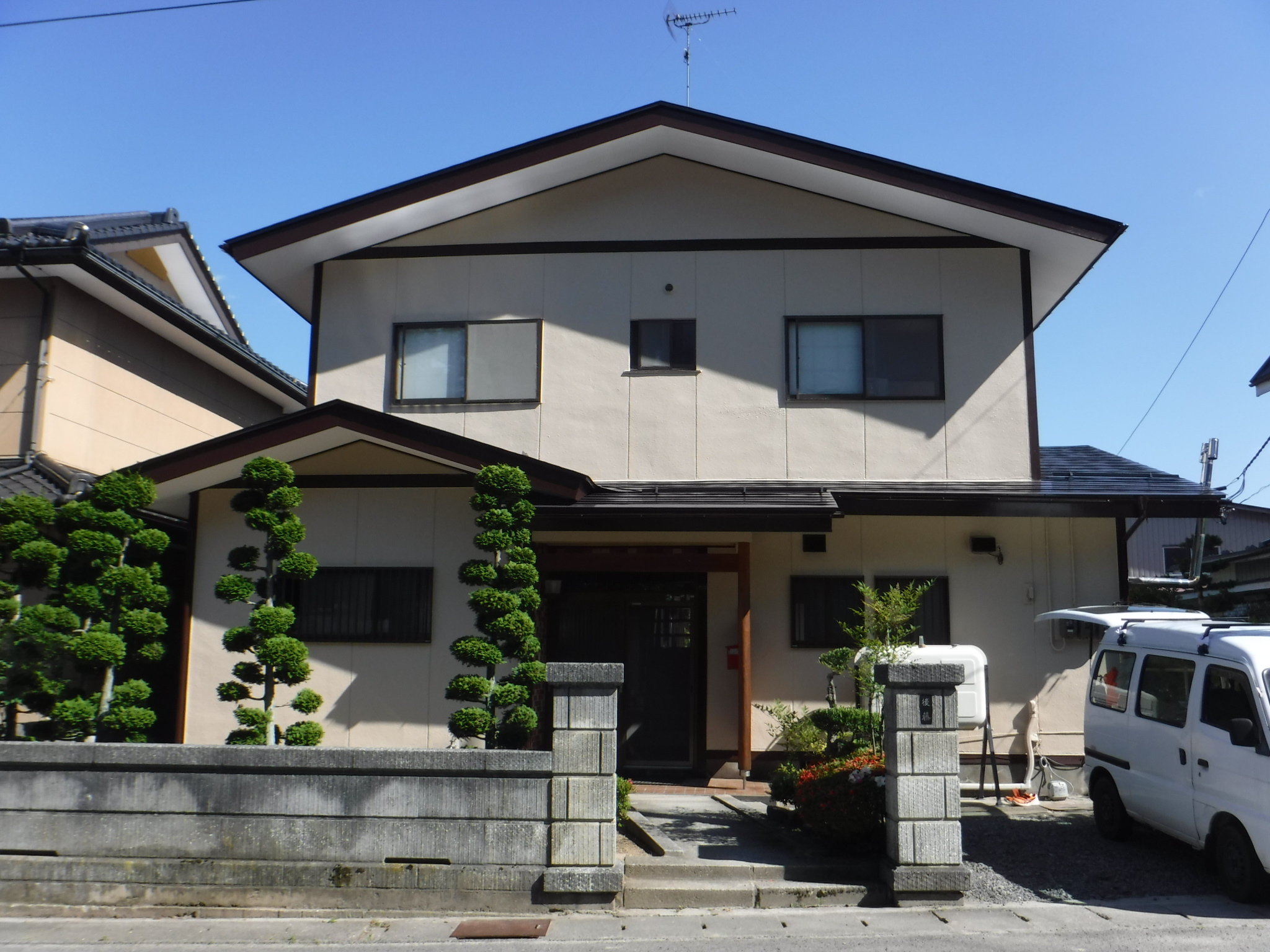 郡山市　屋根塗装　外壁塗装　付帯部塗装