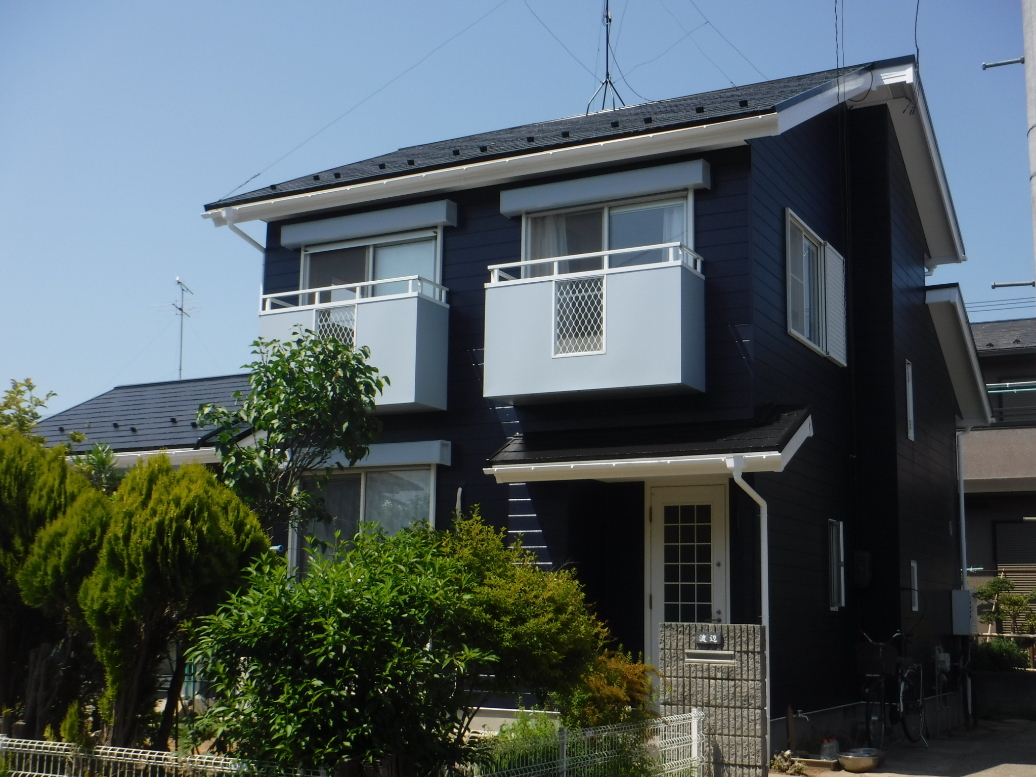 郡山市　屋根塗装　外壁塗装　付帯部塗装