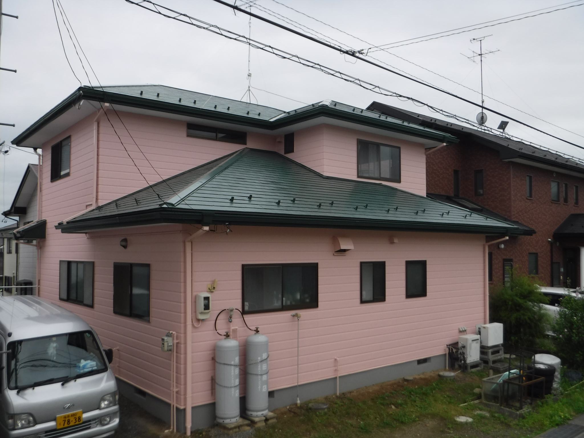 郡山市　屋根塗装　外壁塗装　付帯部塗装