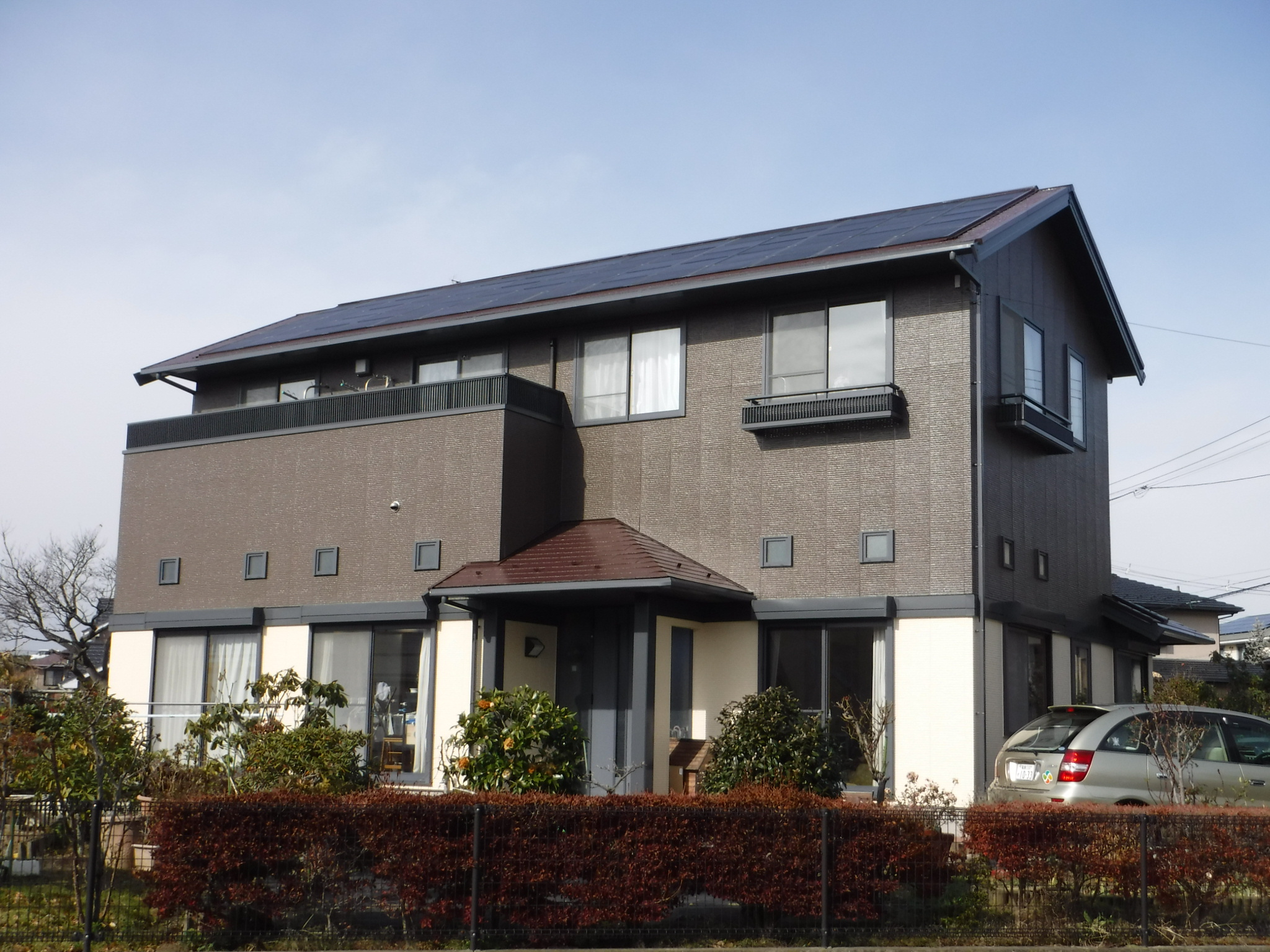 郡山市　屋根塗装　外壁塗装　付帯部塗装