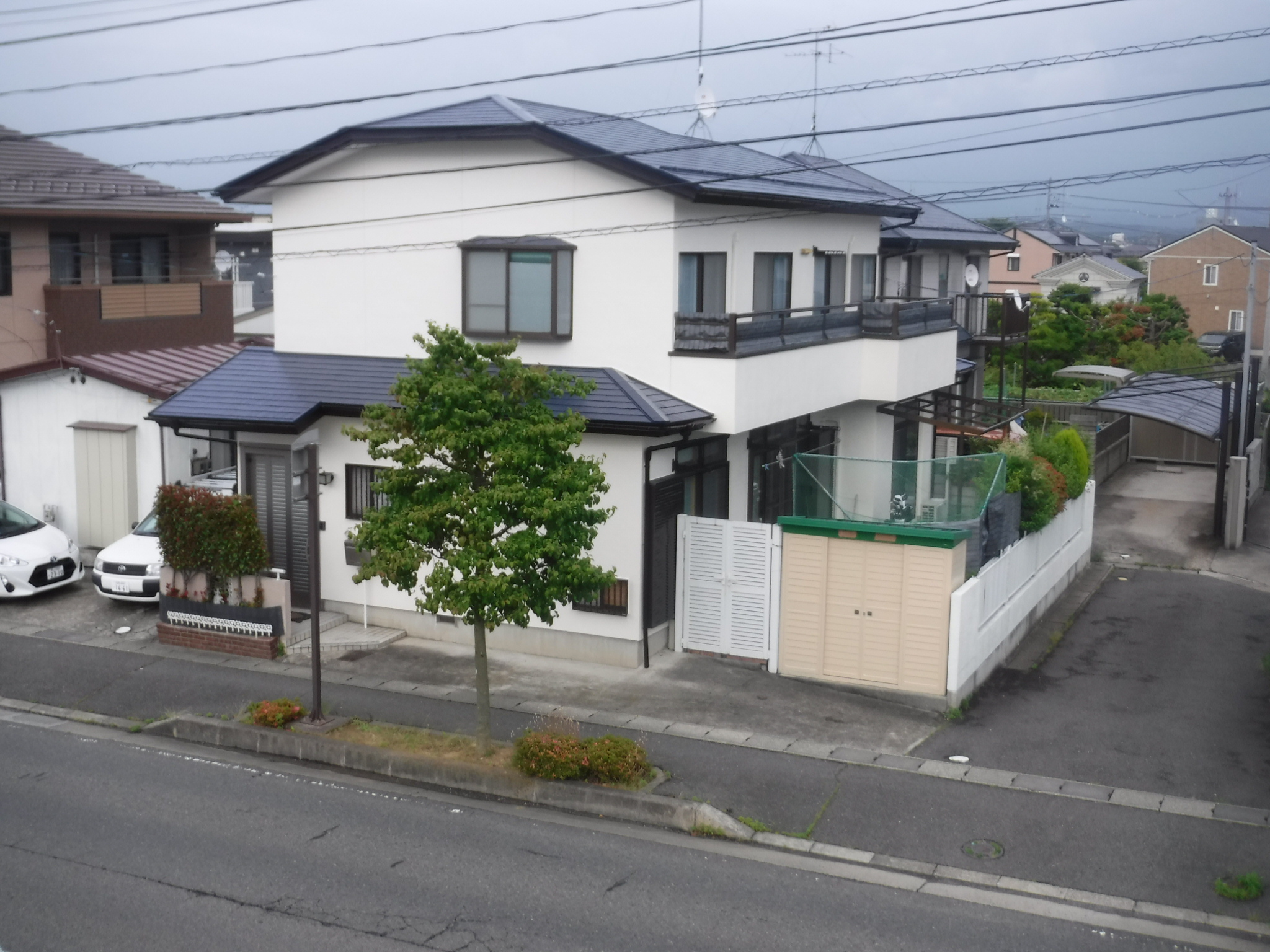 郡山市　屋根塗装　外壁塗装　付帯部塗装