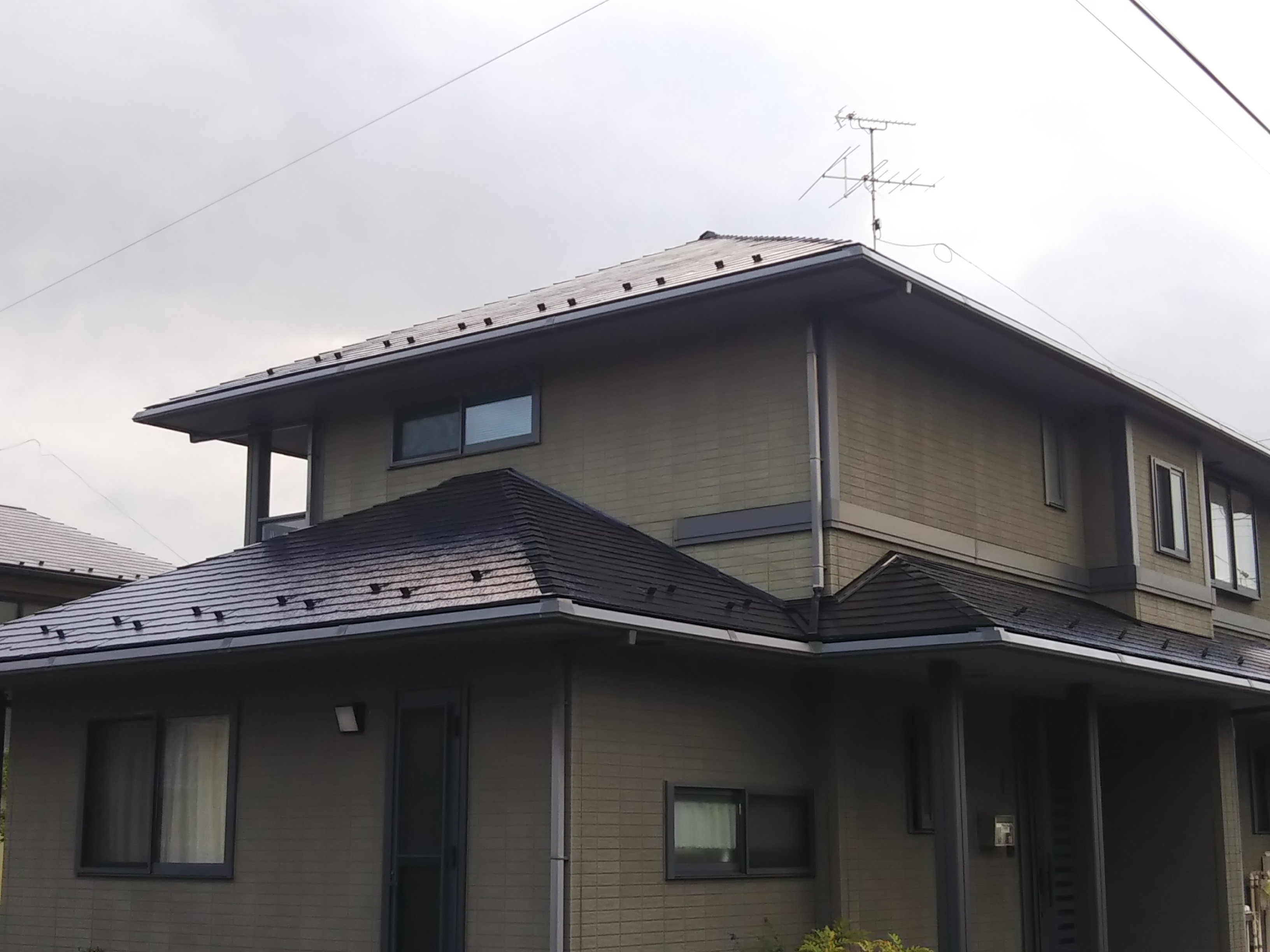 郡山市　屋根塗装　外壁塗装　付帯部塗装