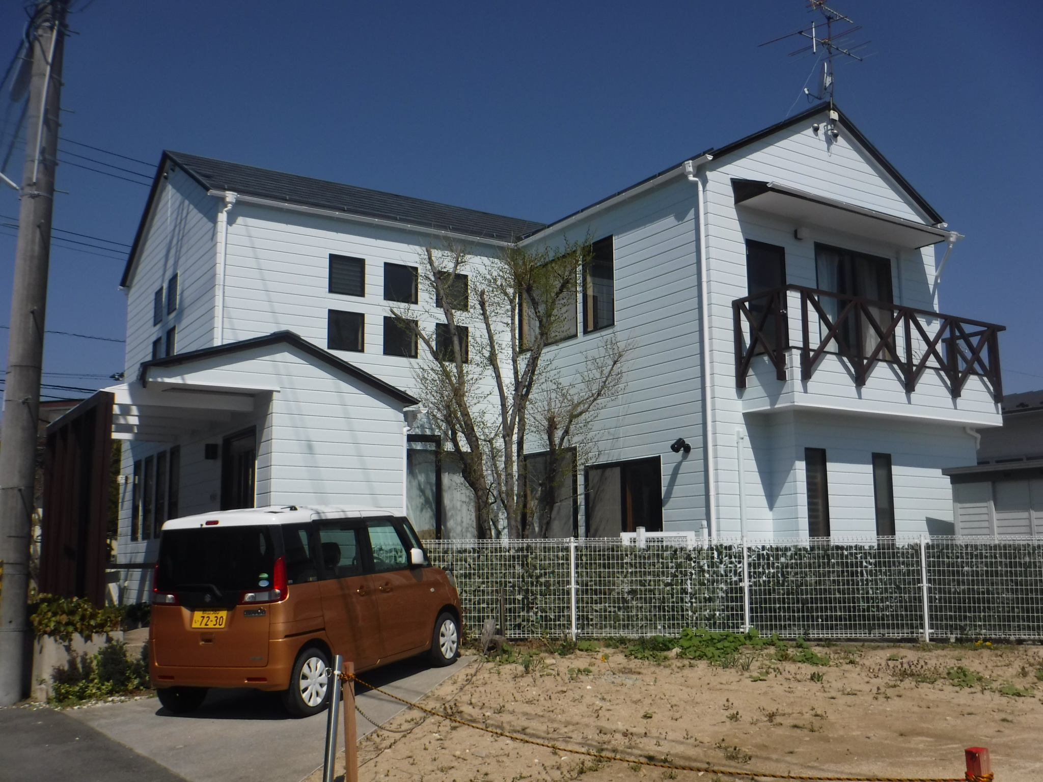 郡山市　屋根塗装　外壁塗装　付帯部塗装