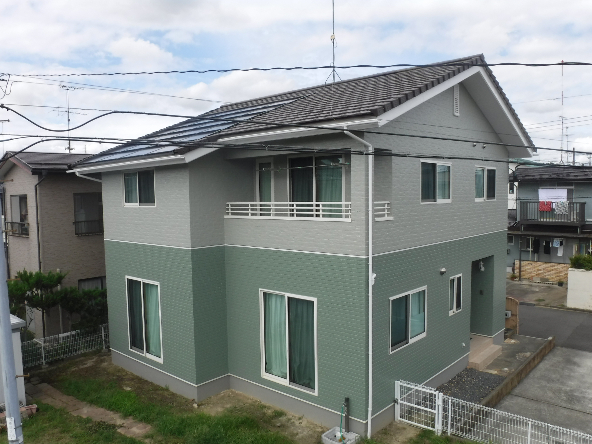 郡山市　外壁塗装　付帯部塗装