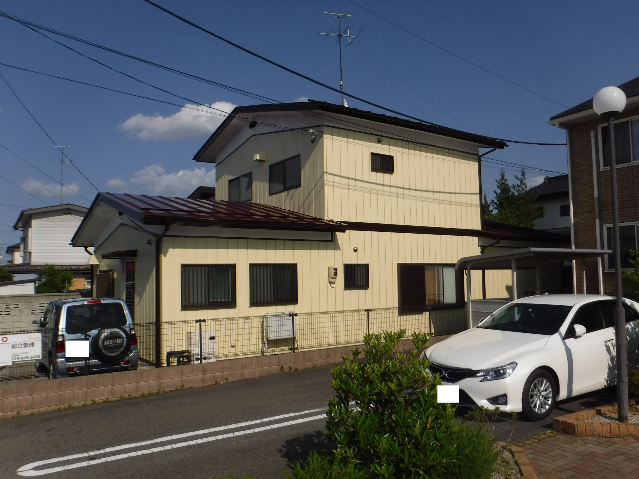 郡山市　屋根塗装　外壁塗装　付帯部塗装