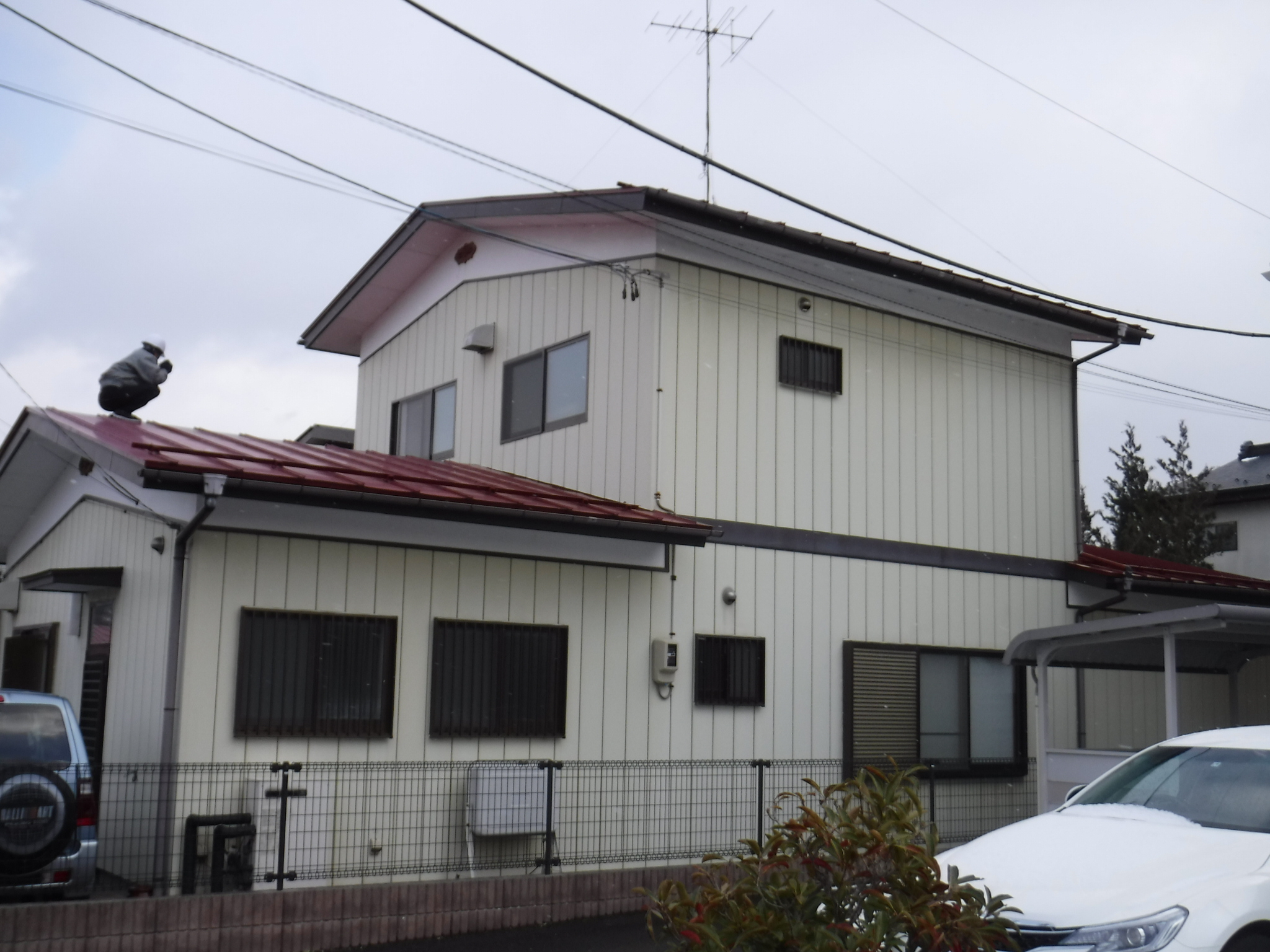 郡山市　屋根塗装　外壁塗装　付帯部塗装