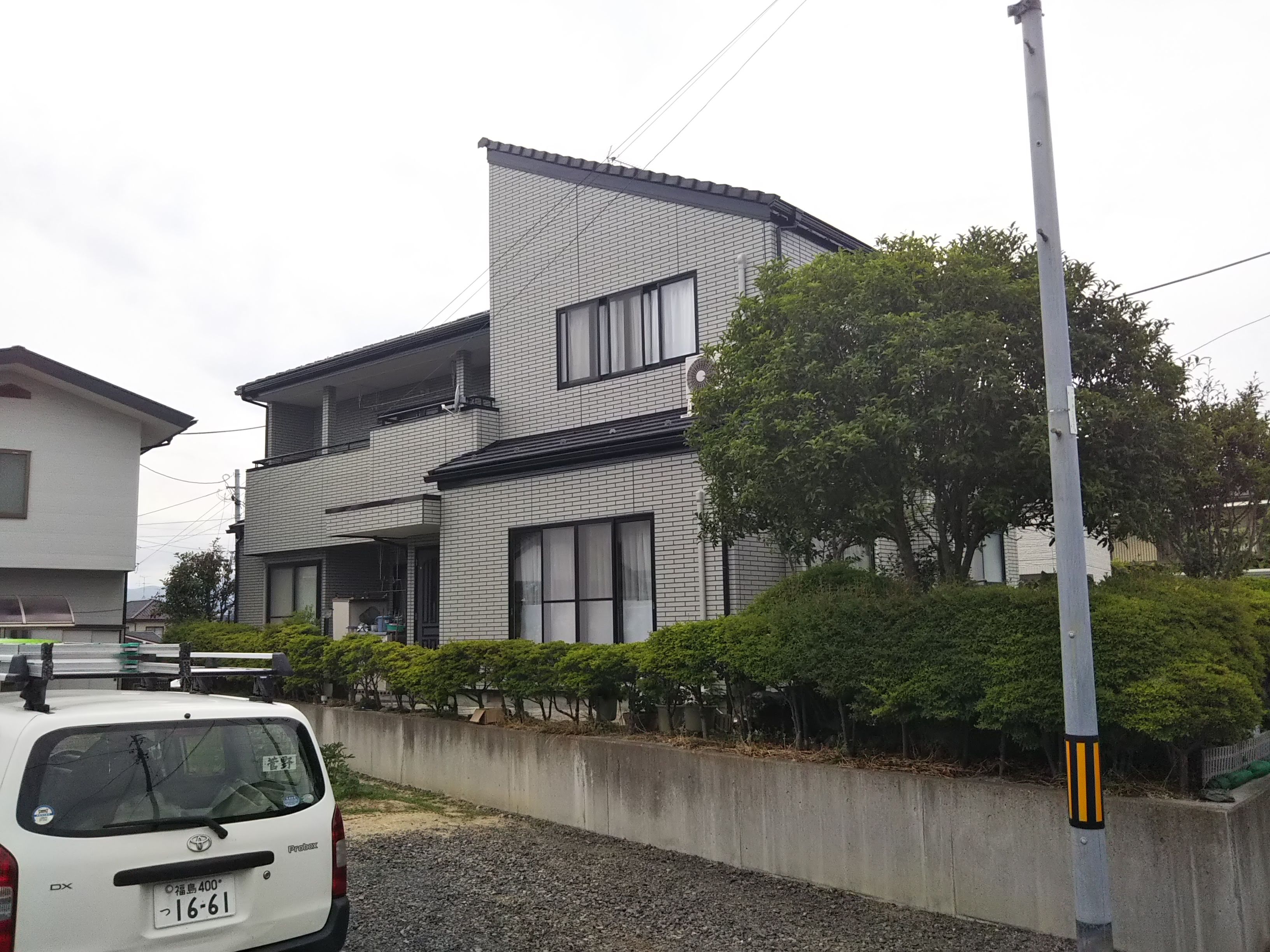 郡山市　外壁塗装　付帯部塗装