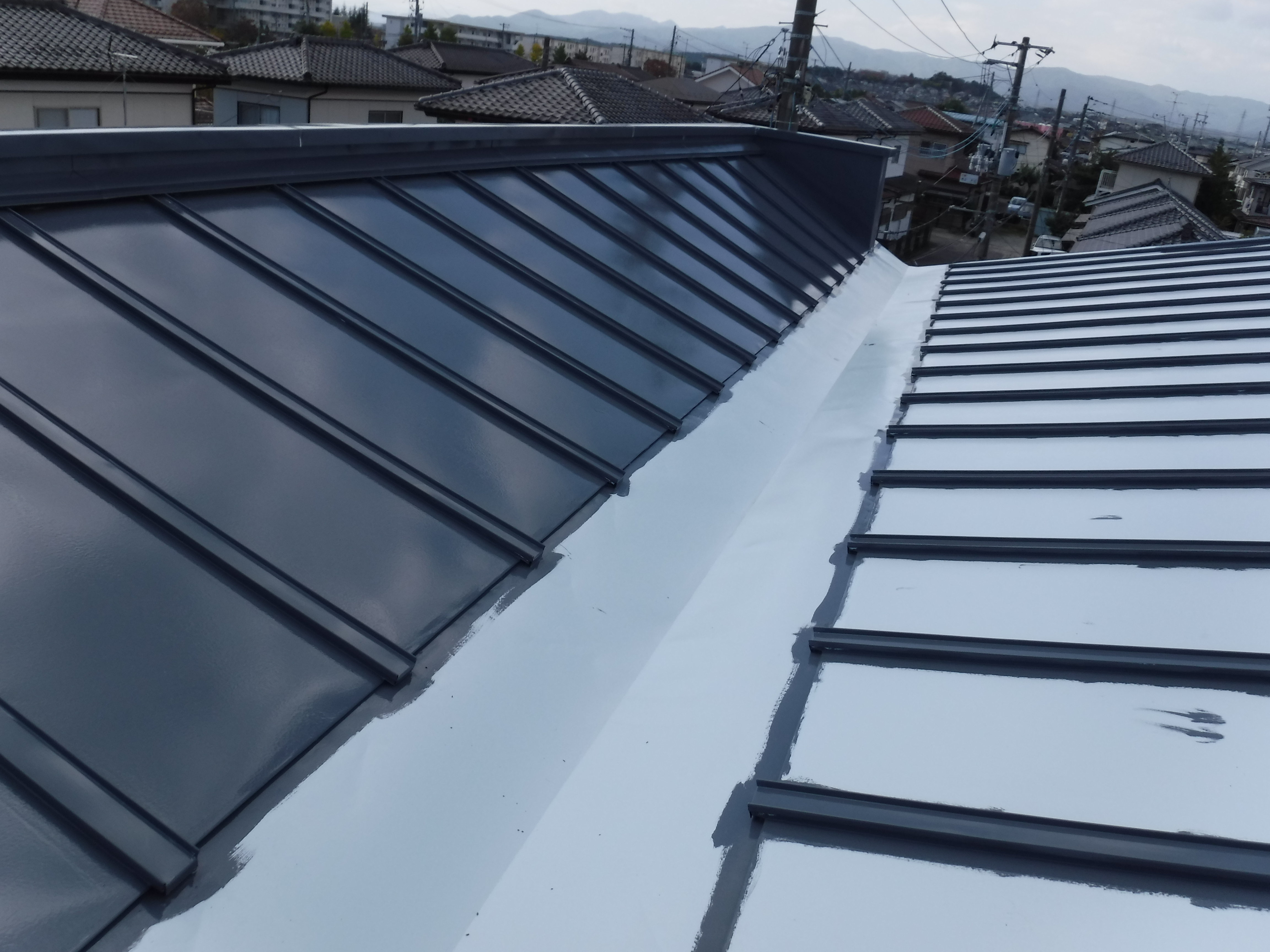 郡山市　屋根塗装　付帯部塗装