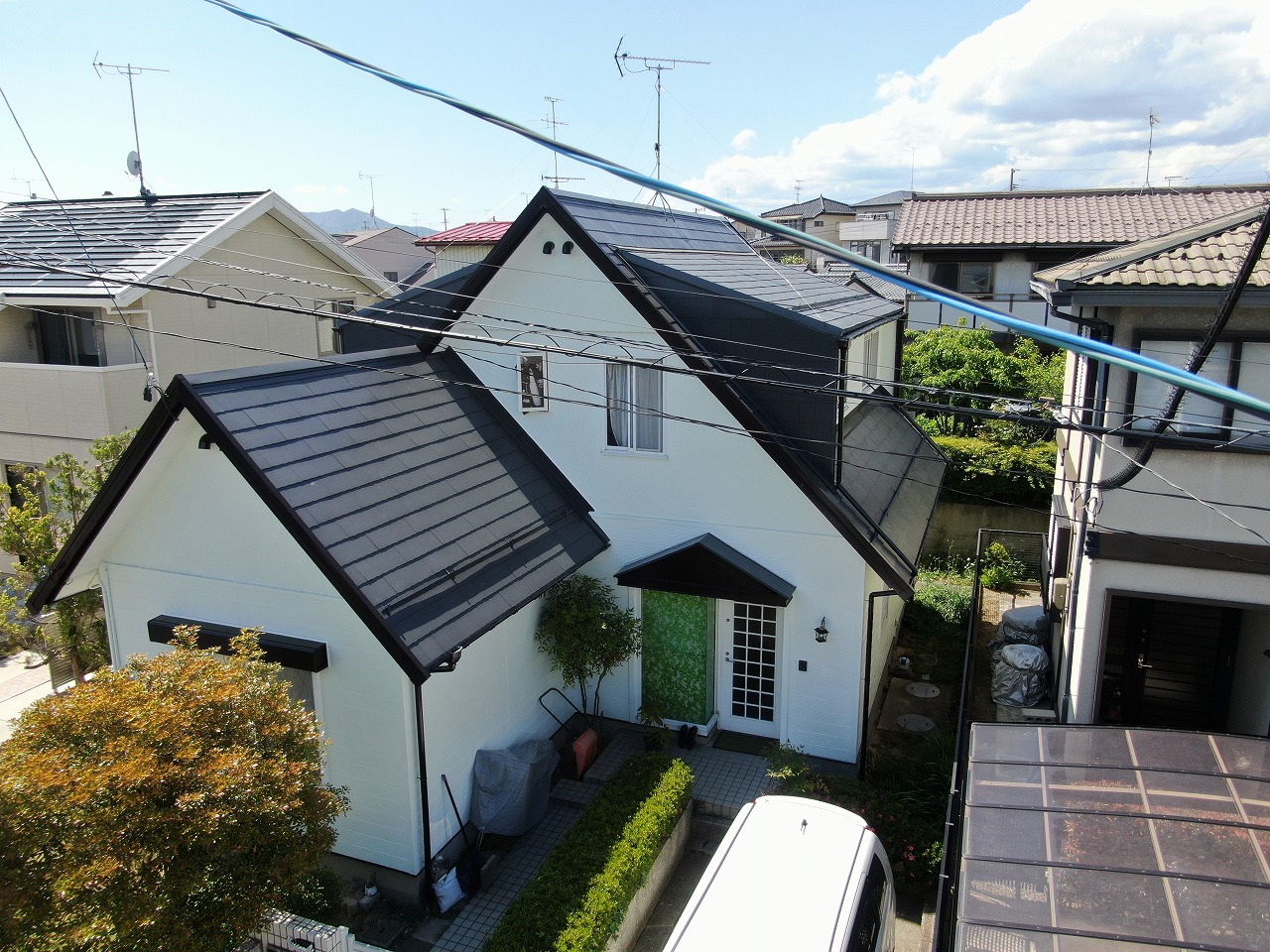 郡山市　屋根塗装　外壁塗装　付帯部塗装