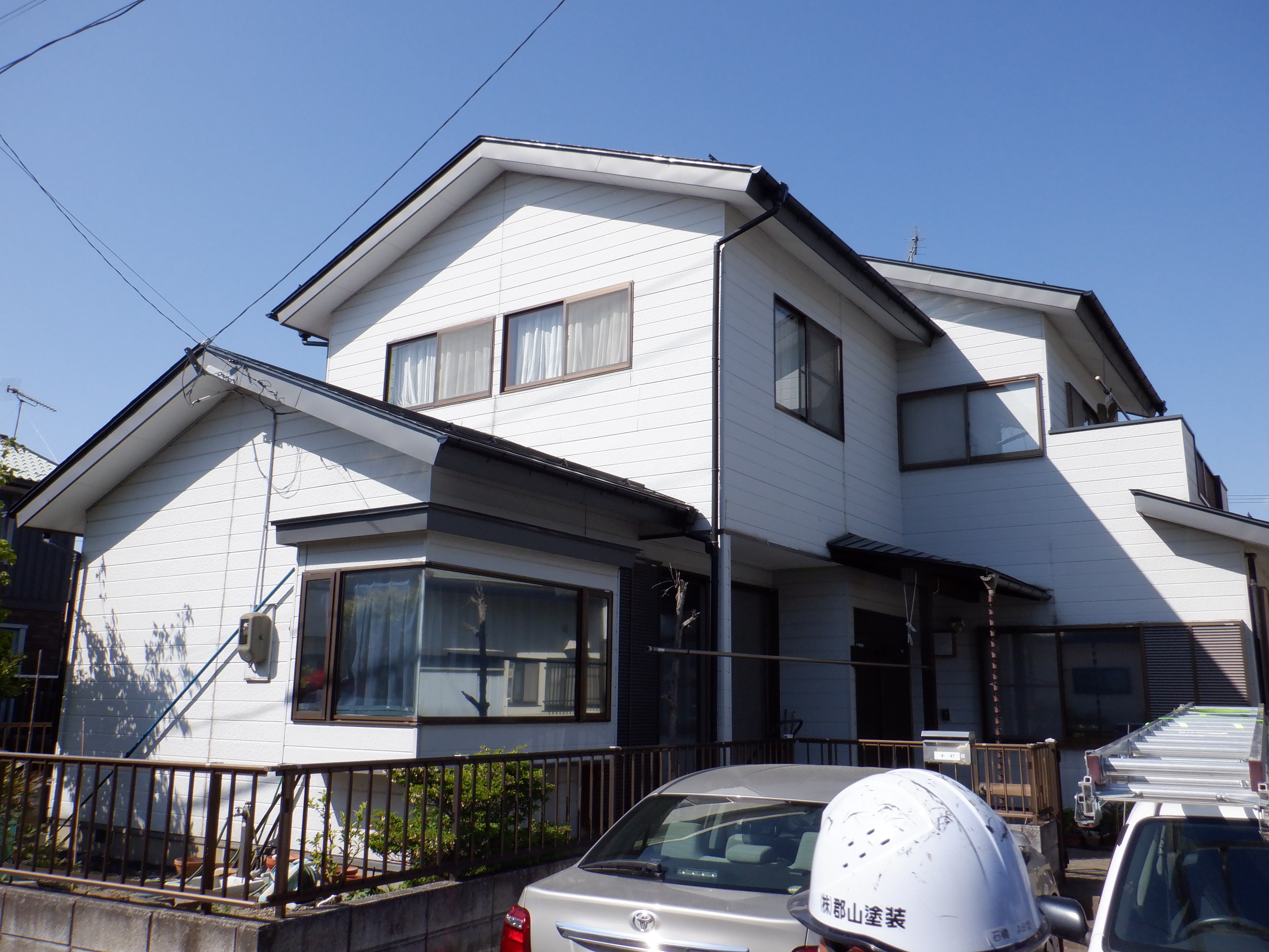 郡山市　屋根塗装　外壁塗装　付帯部塗装