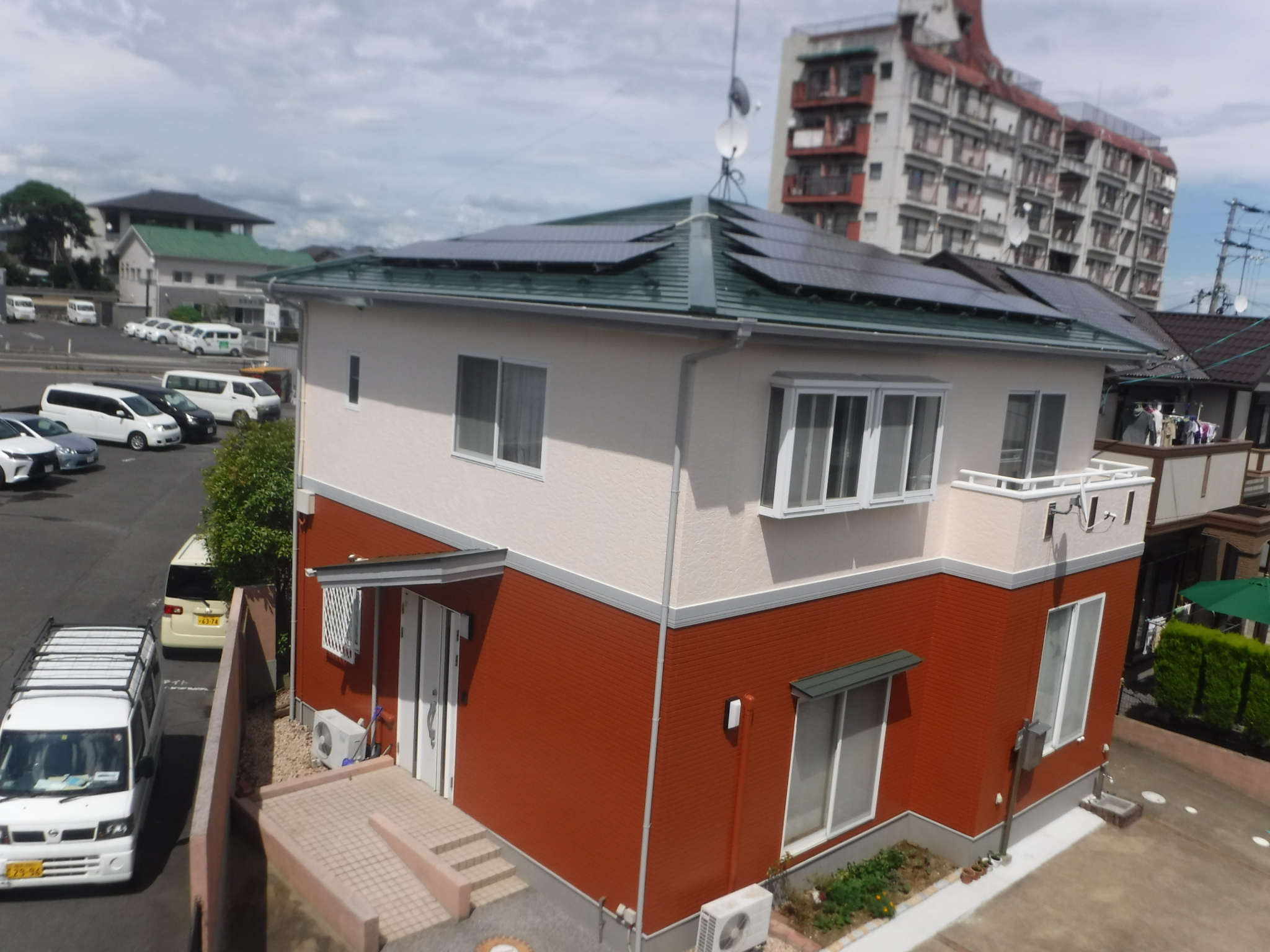 郡山市　屋根塗装　外壁塗装　付帯部塗装