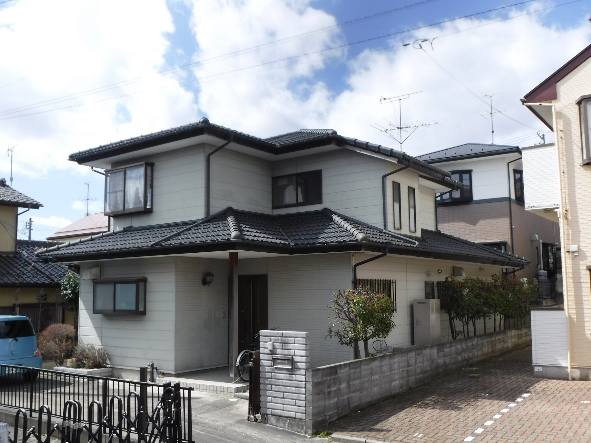 郡山市　屋根塗装　外壁塗装　付帯部塗装