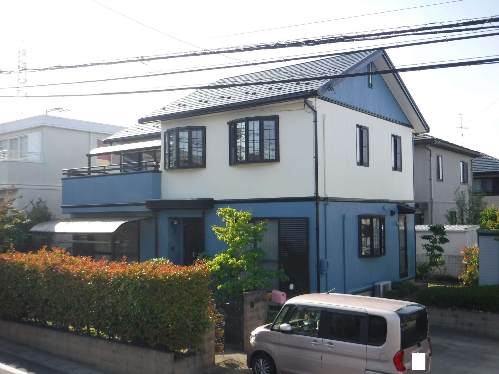 郡山市　屋根カバー　屋根塗装　外壁塗装　付帯部塗装