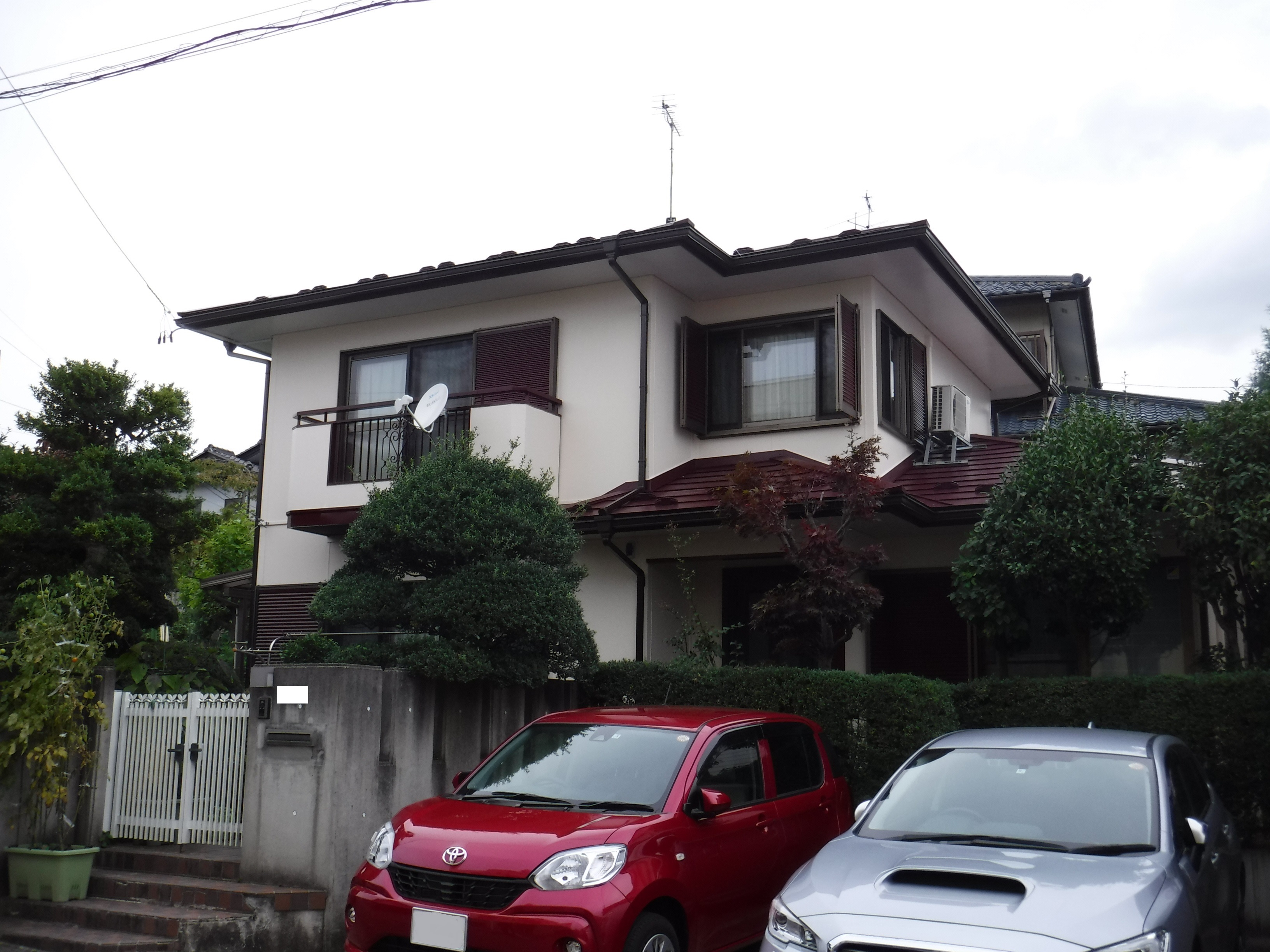 郡山市　屋根カバー　屋根塗装　外壁塗装　付帯部塗装