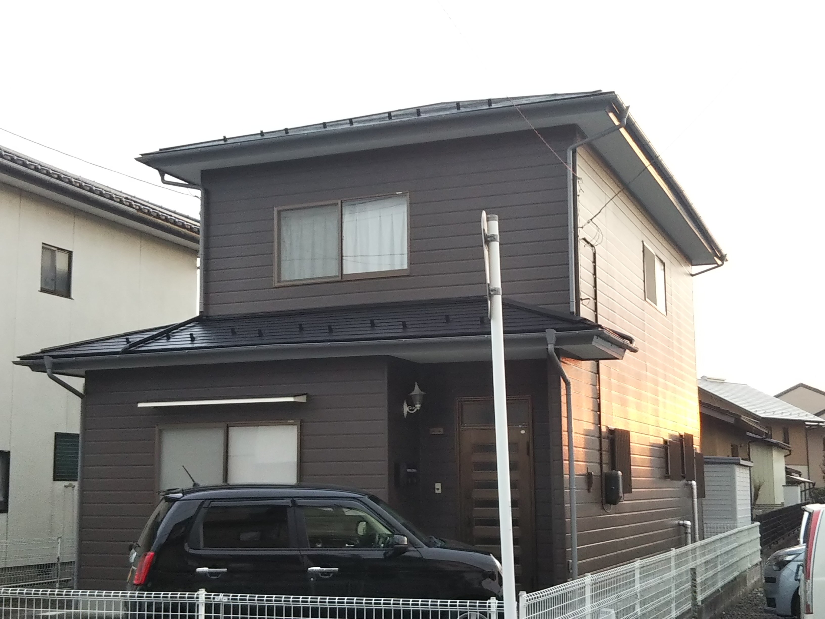 郡山市　屋根塗装　外壁塗装　付帯部塗装