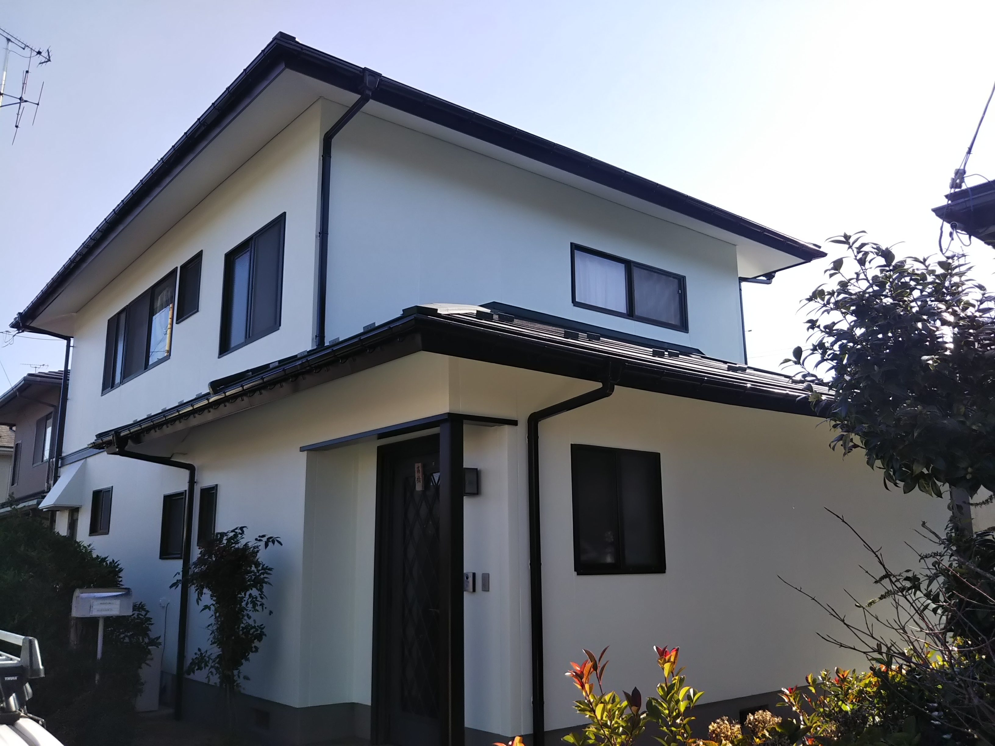 郡山市　屋根塗装　外壁塗装　付帯部塗装