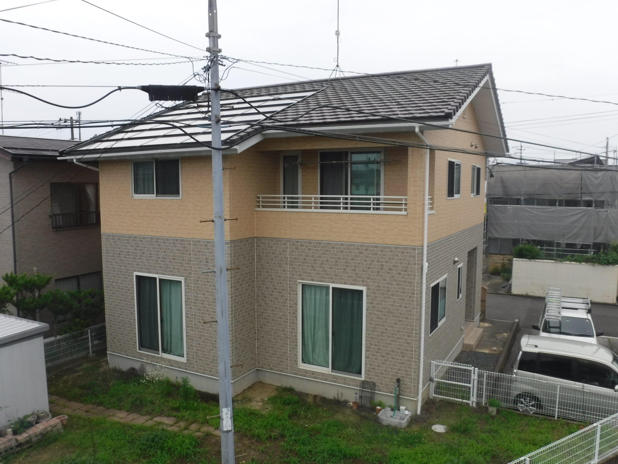 郡山市　外壁塗装　付帯部塗装