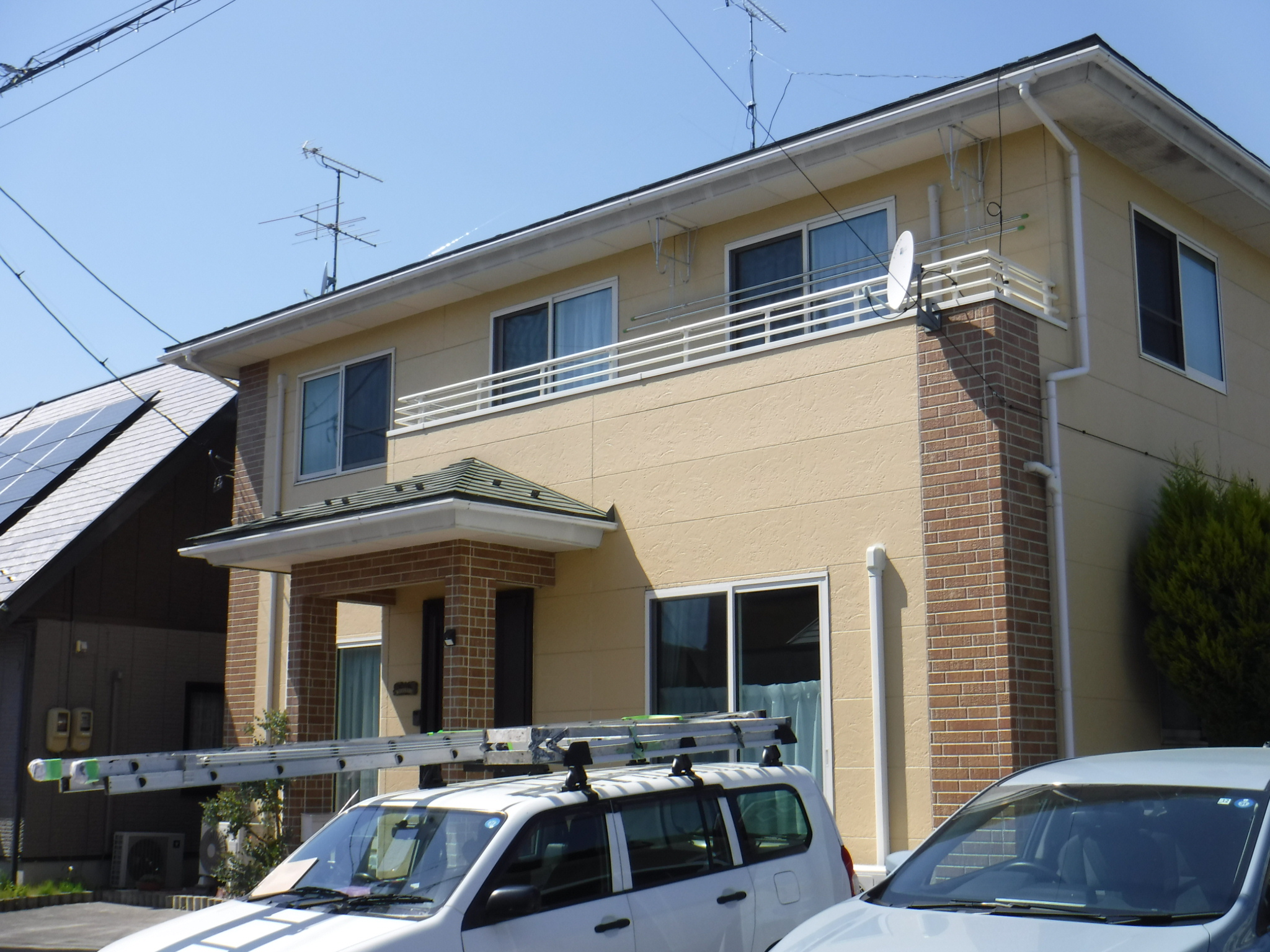 郡山市　屋根塗装　外壁塗装　付帯部塗装