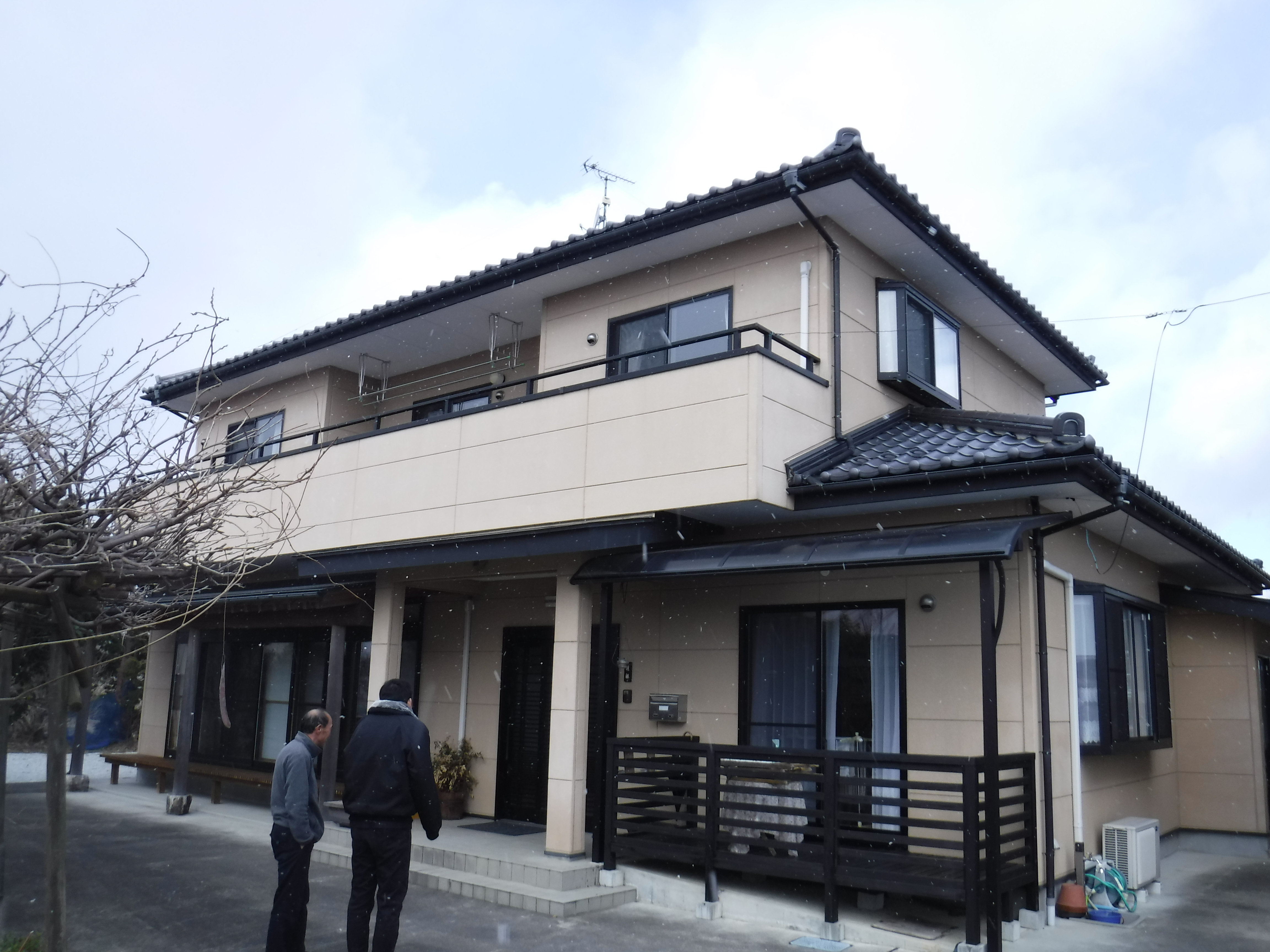 郡山市　外壁塗装　付帯部塗装