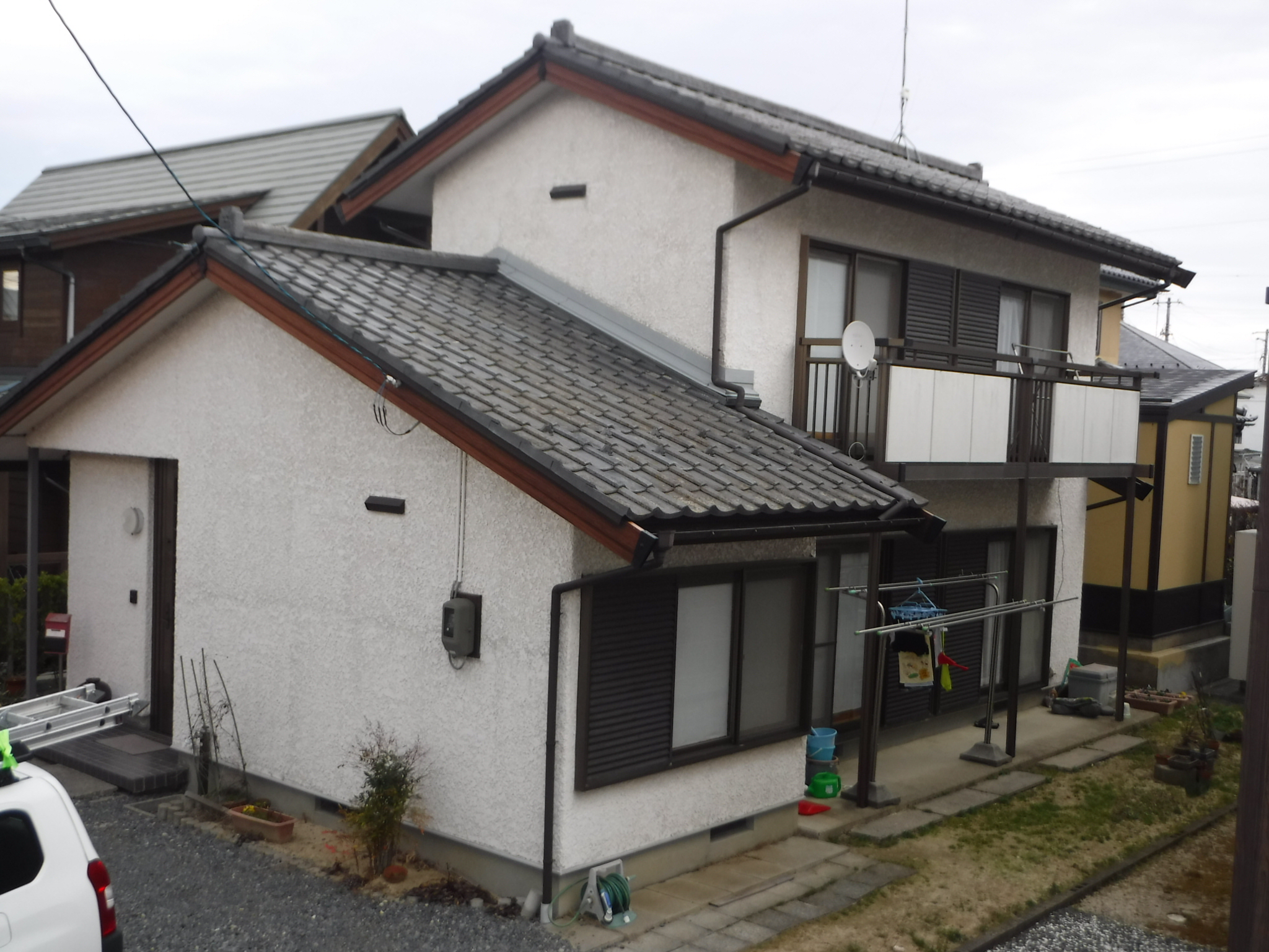 郡山市　屋根塗装　外壁塗装　付帯部塗装