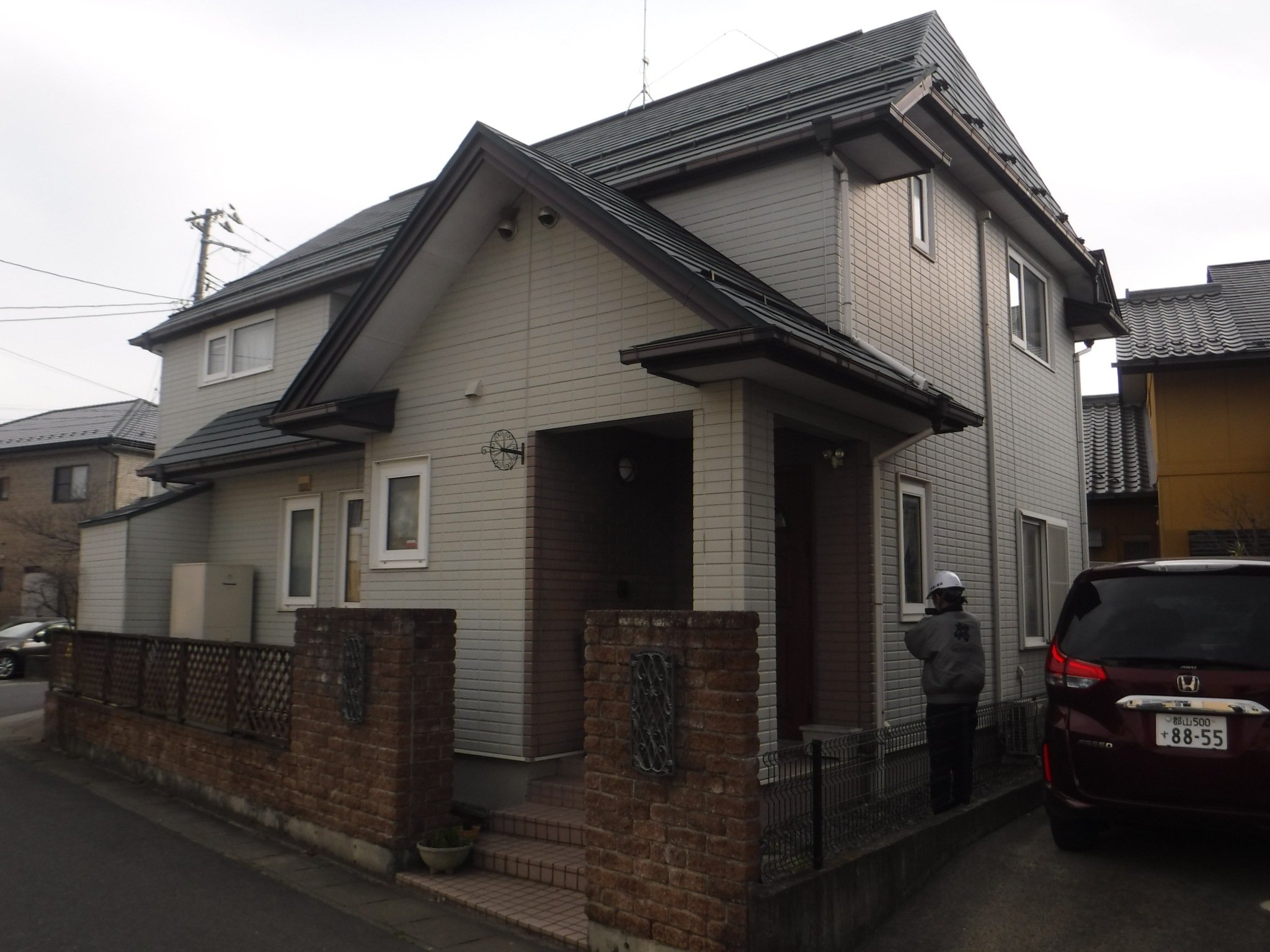 郡山市　屋根塗装　外壁塗装　付帯部塗装