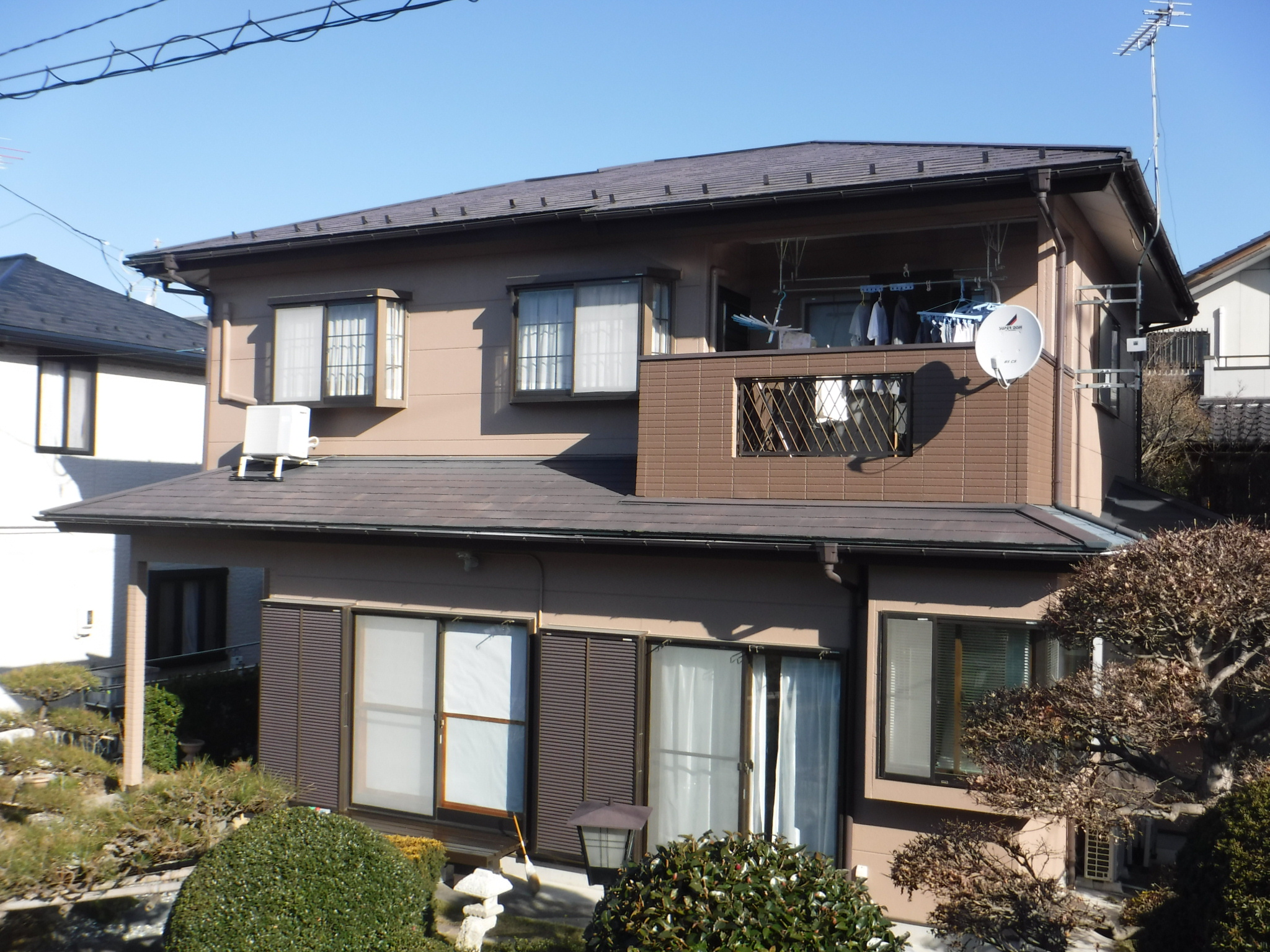 郡山市　屋根カバー　屋根塗装　外壁塗装　付帯部塗装