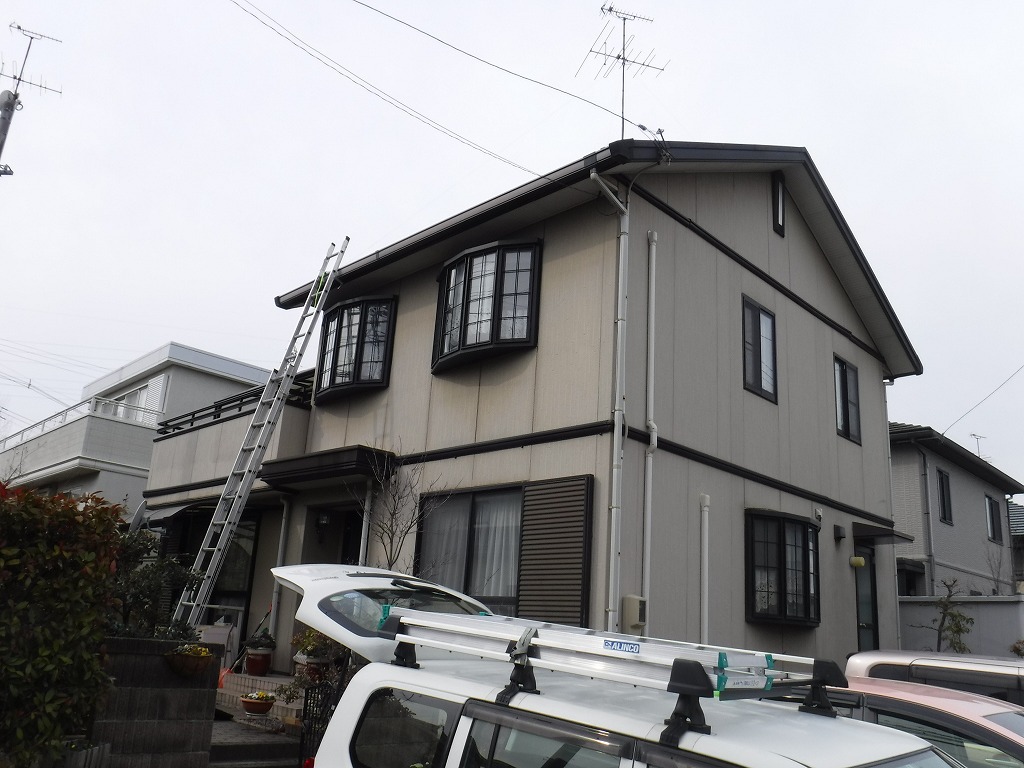 郡山市　屋根カバー　屋根塗装　外壁塗装　付帯部塗装