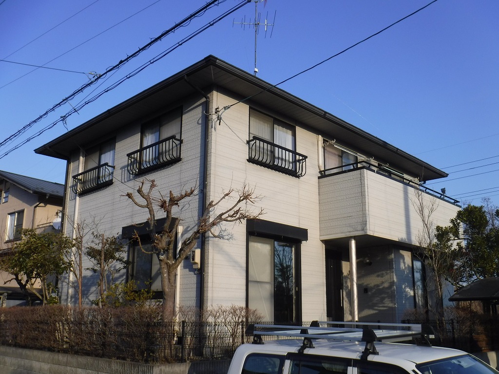 郡山市　屋根塗装　外壁塗装　付帯部塗装