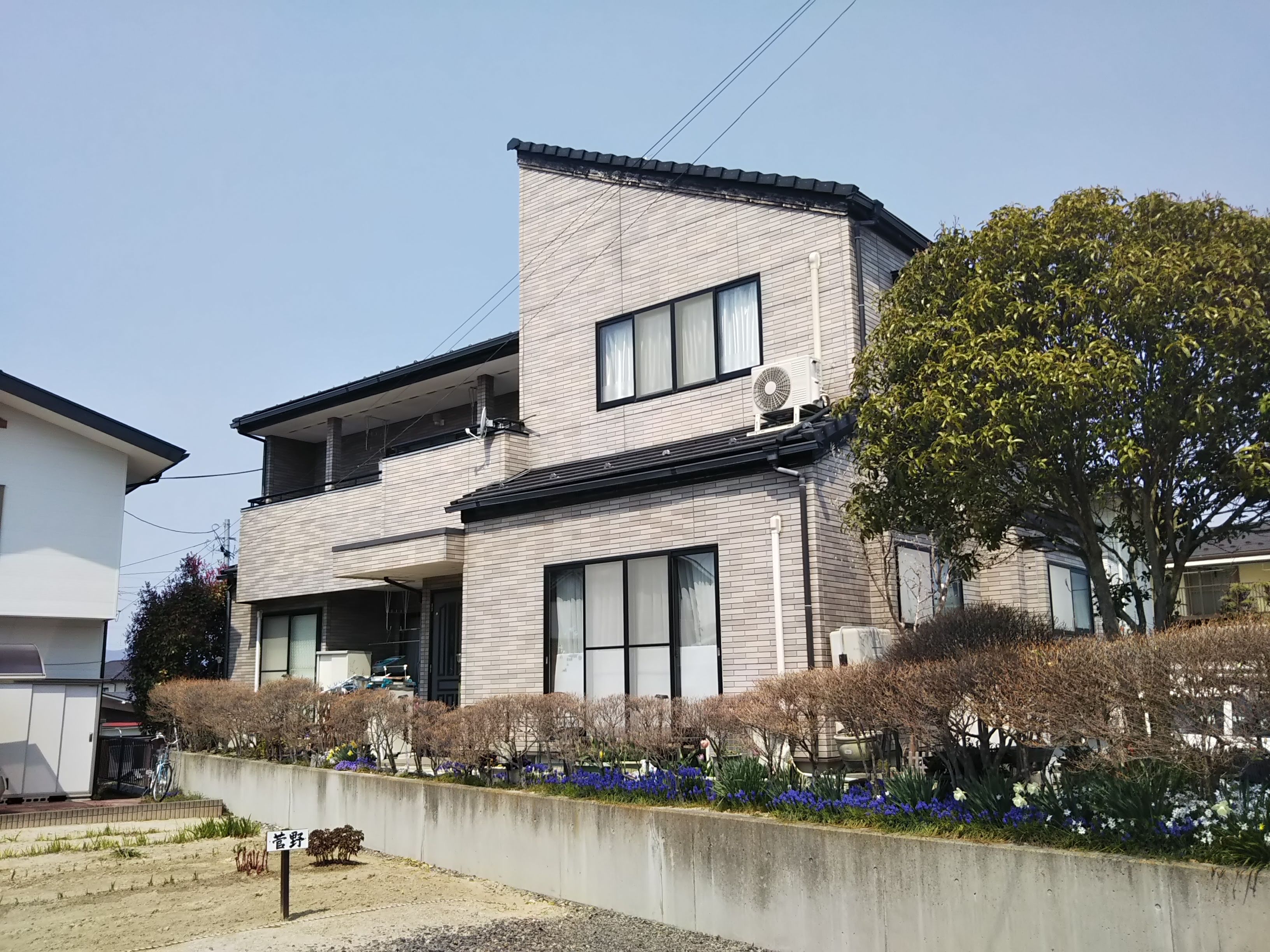 郡山市　外壁塗装　付帯部塗装