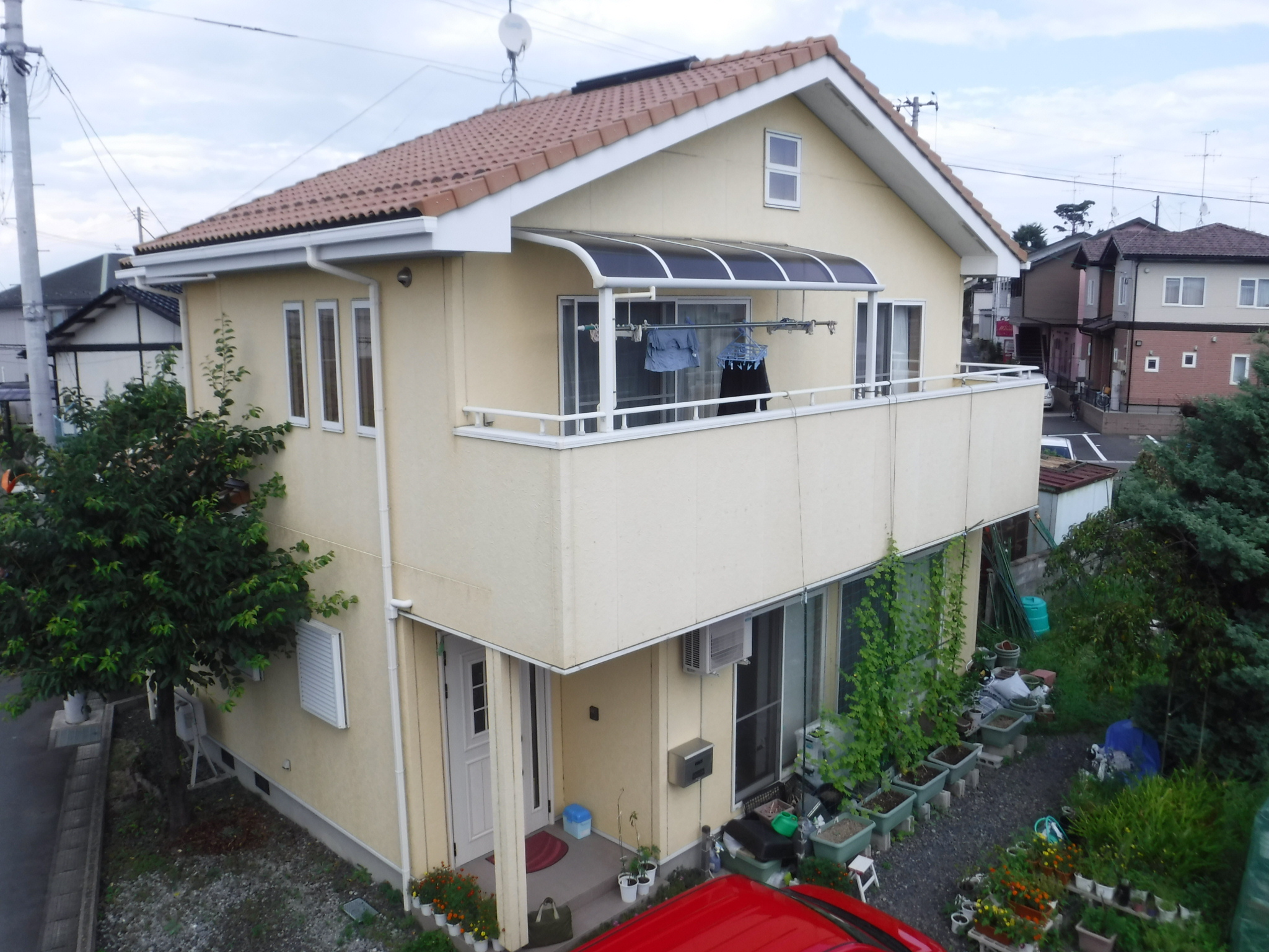 郡山市　屋根塗装　外壁塗装　付帯部塗装