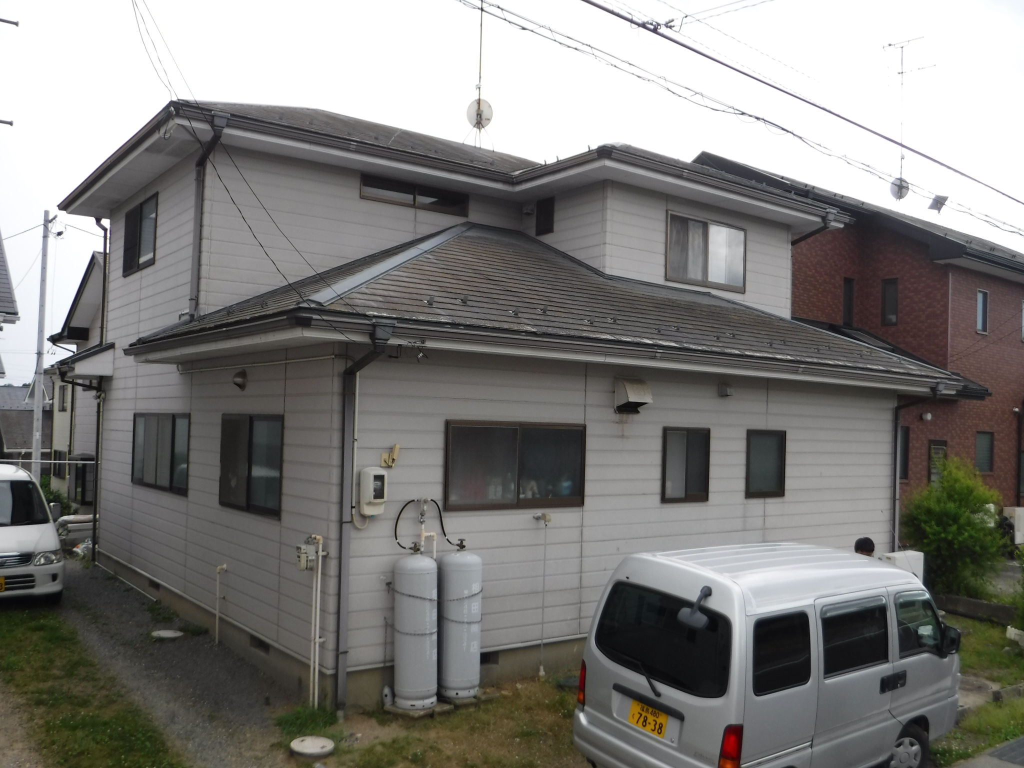 郡山市　屋根塗装　外壁塗装　付帯部塗装