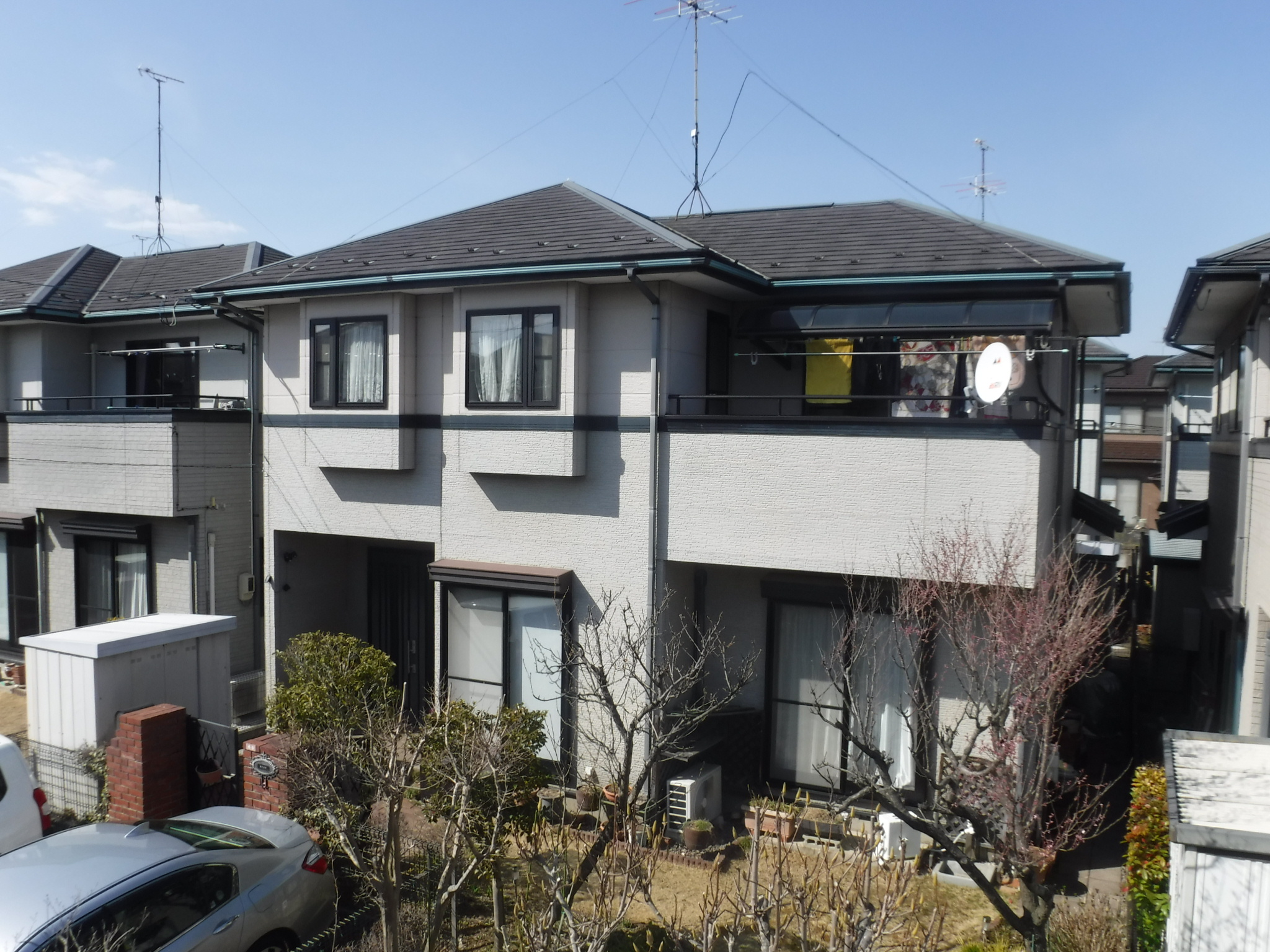 郡山市　屋根塗装　外壁塗装　付帯部塗装