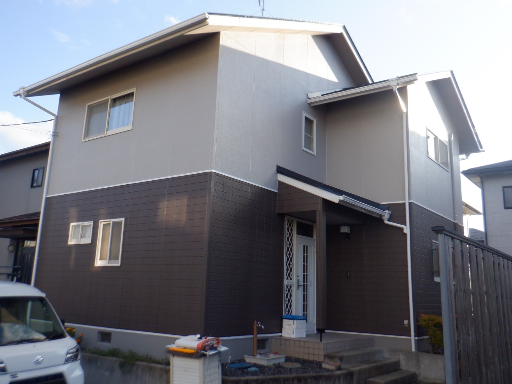 郡山市　屋根塗装　外壁塗装　付帯部塗装