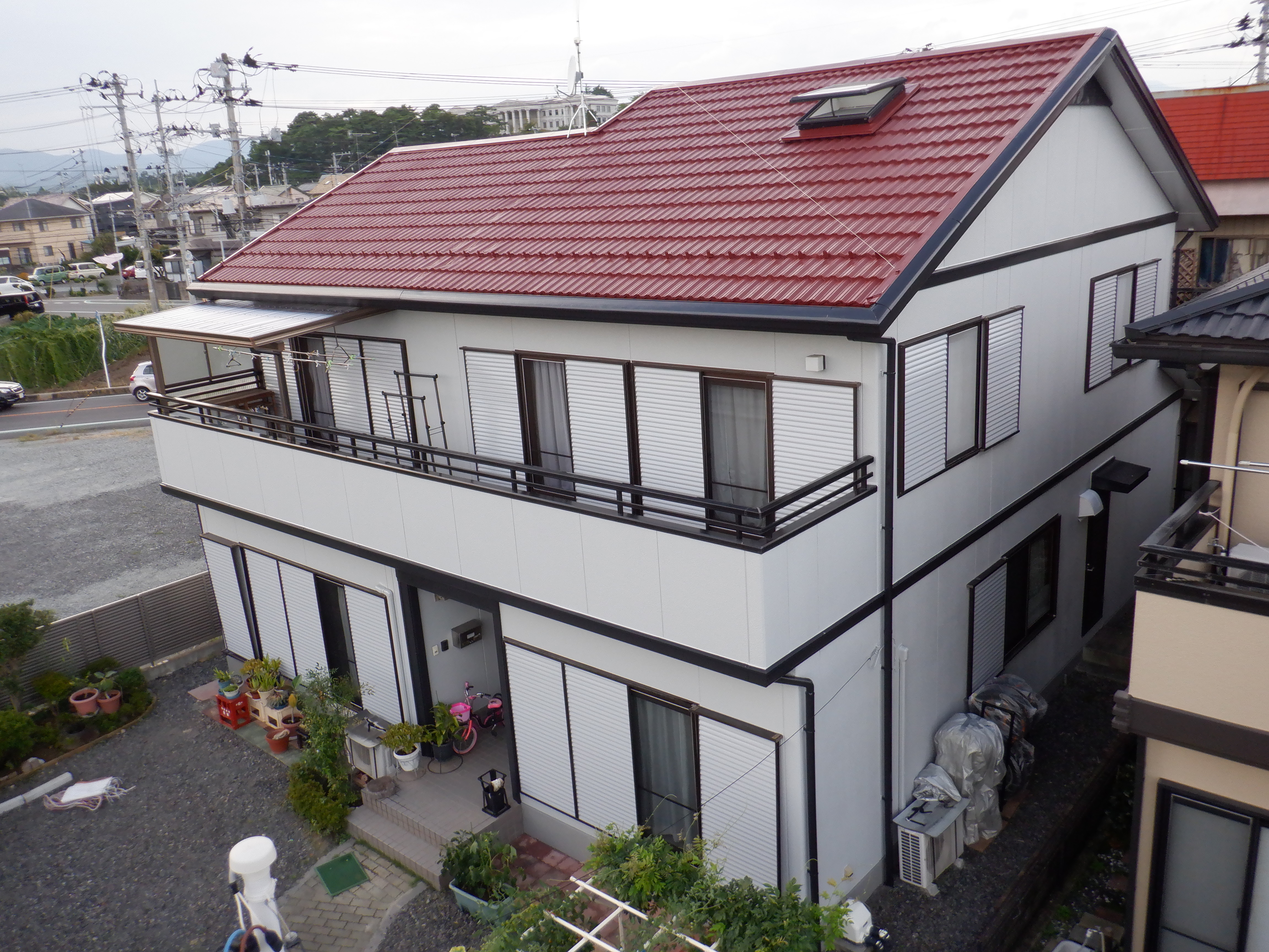 郡山市　屋根塗装　外壁塗装　付帯部塗装