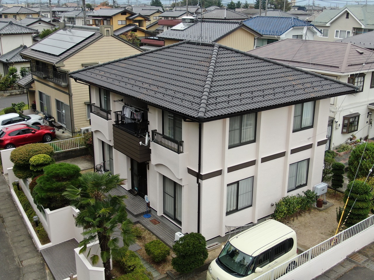 郡山市　屋根塗装　外壁塗装　付帯部塗装