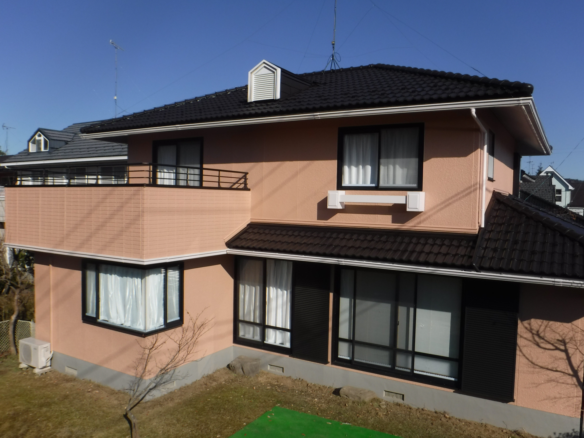 郡山市　屋根塗装　外壁塗装　付帯部塗装