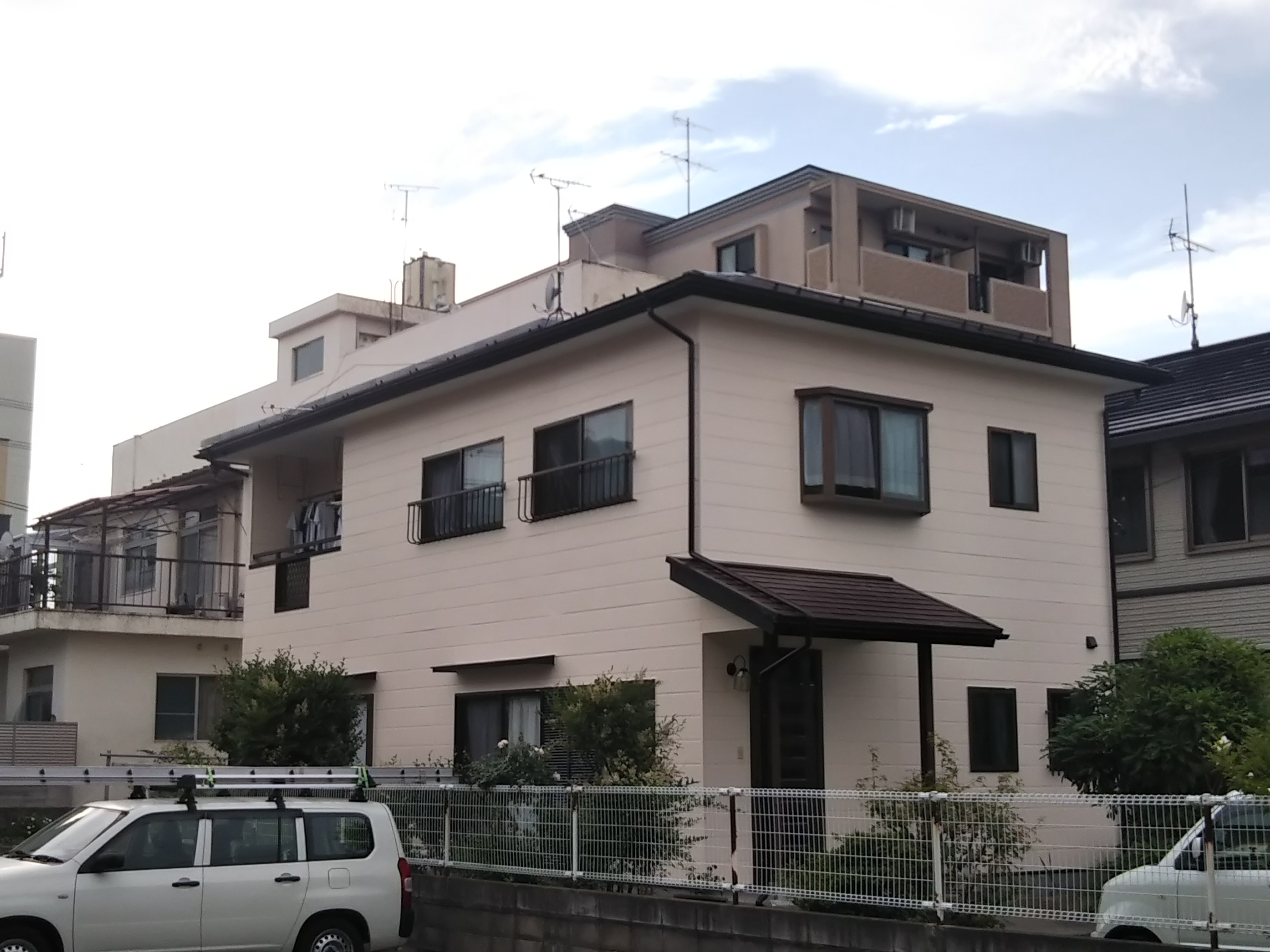 郡山市　屋根塗装　外壁塗装　付帯部塗装