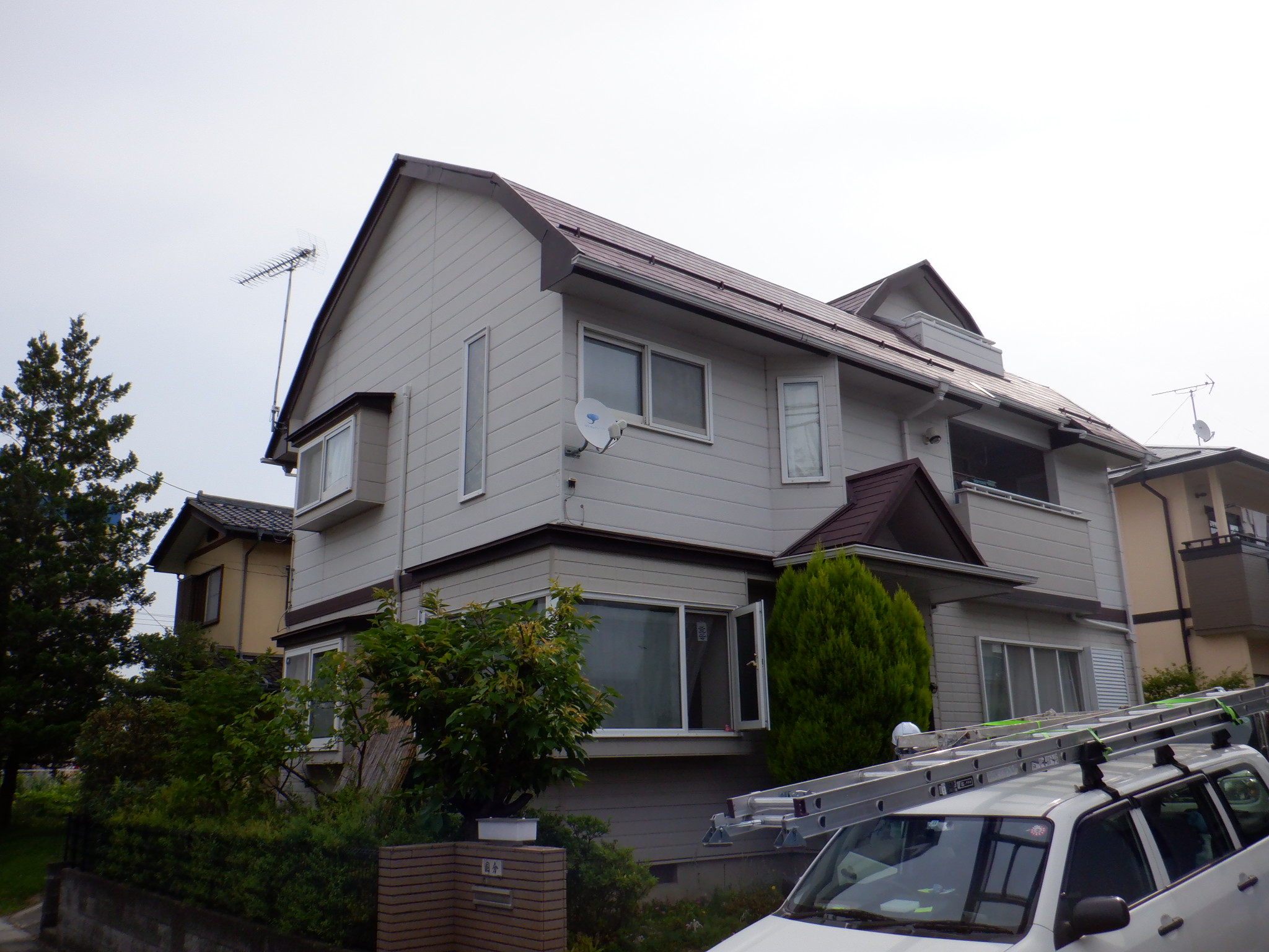 郡山市　屋根重ね葺き
