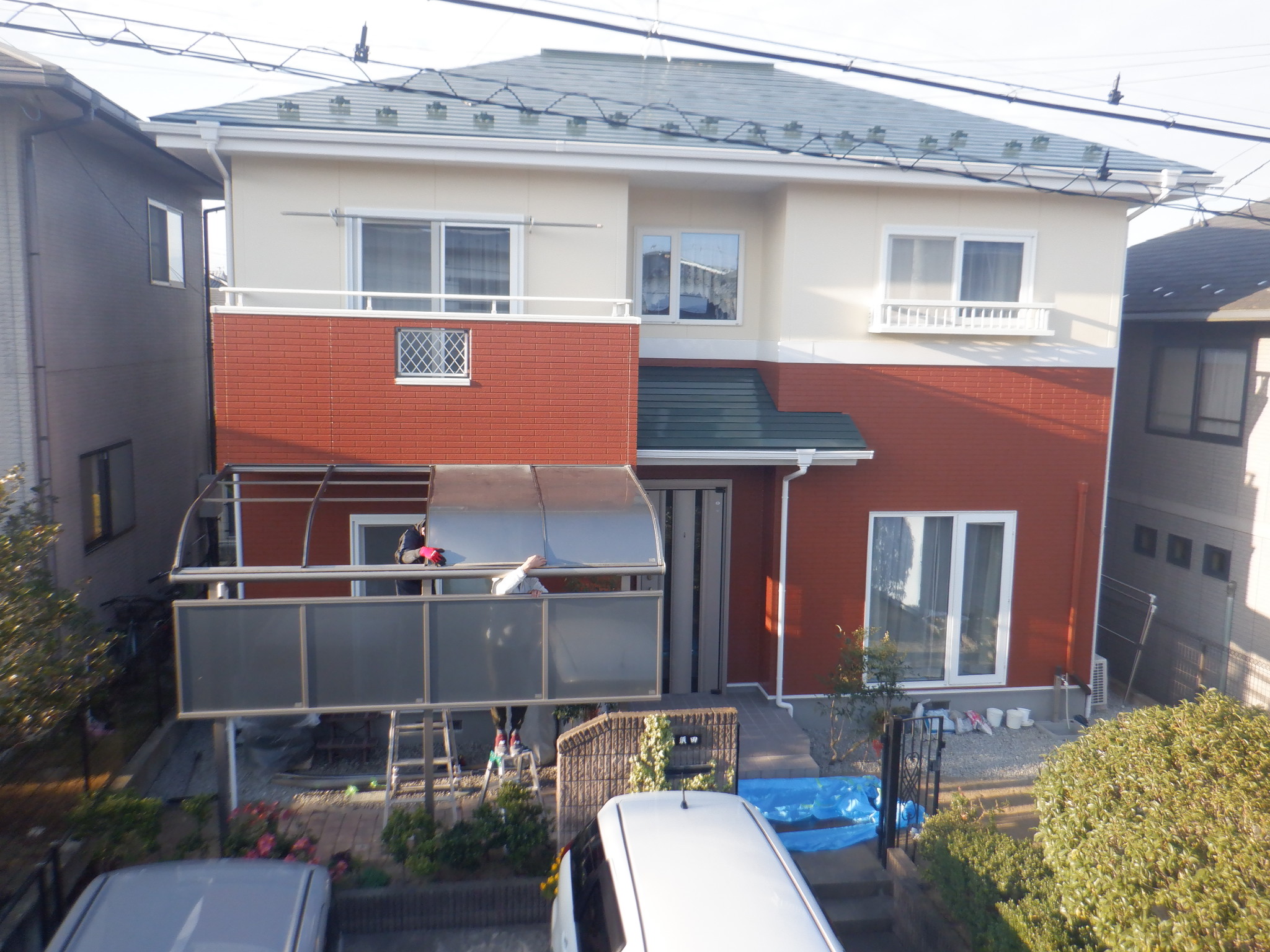 郡山市　屋根塗装　外壁塗装　付帯部塗装