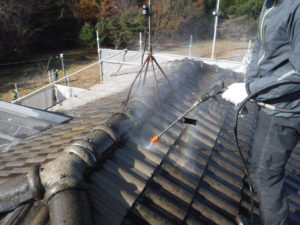 郡山市　屋根塗装