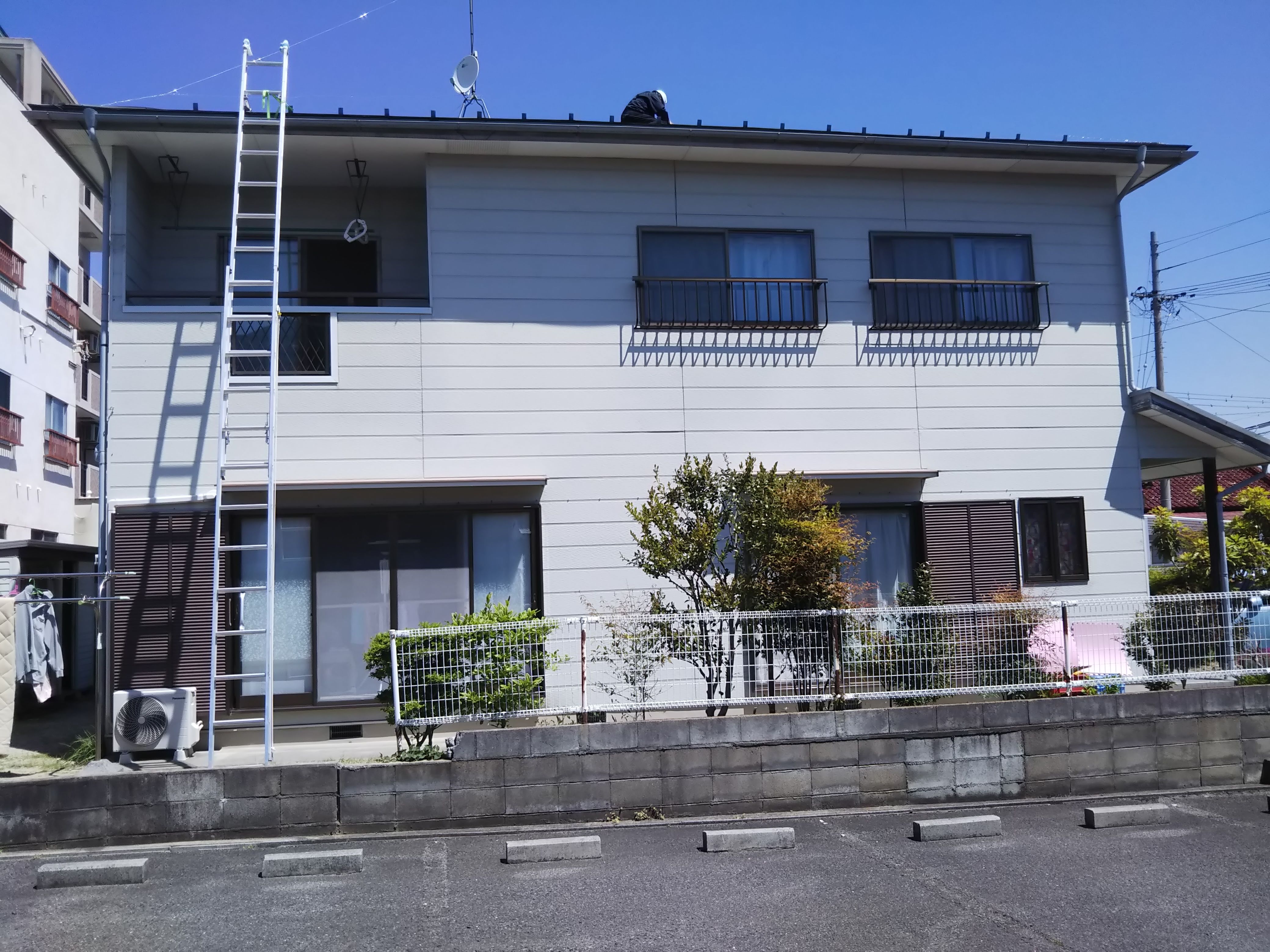 郡山市　屋根塗装　外壁塗装　付帯部塗装