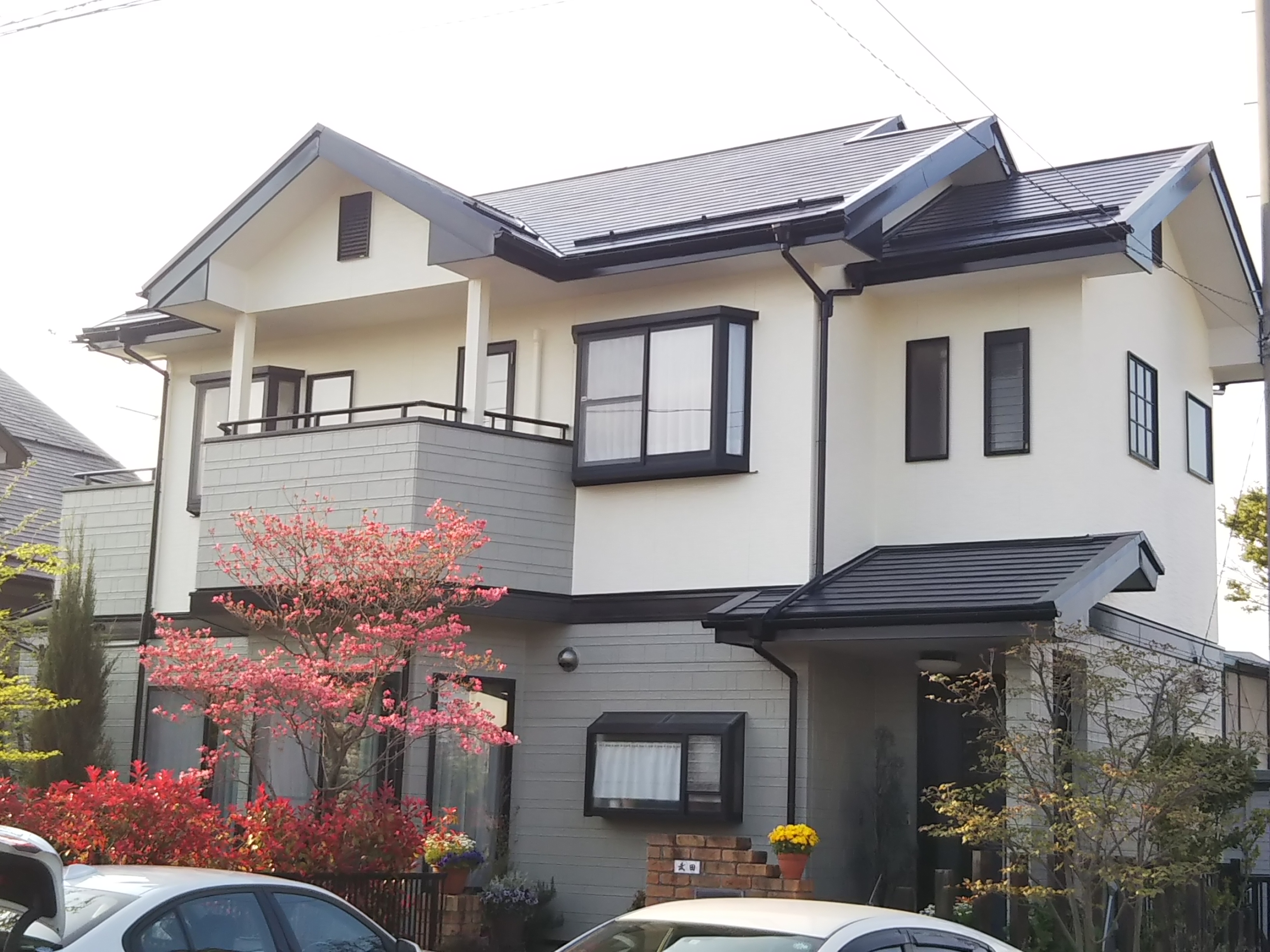 郡山市　屋根塗装　外壁塗装　付帯部塗装