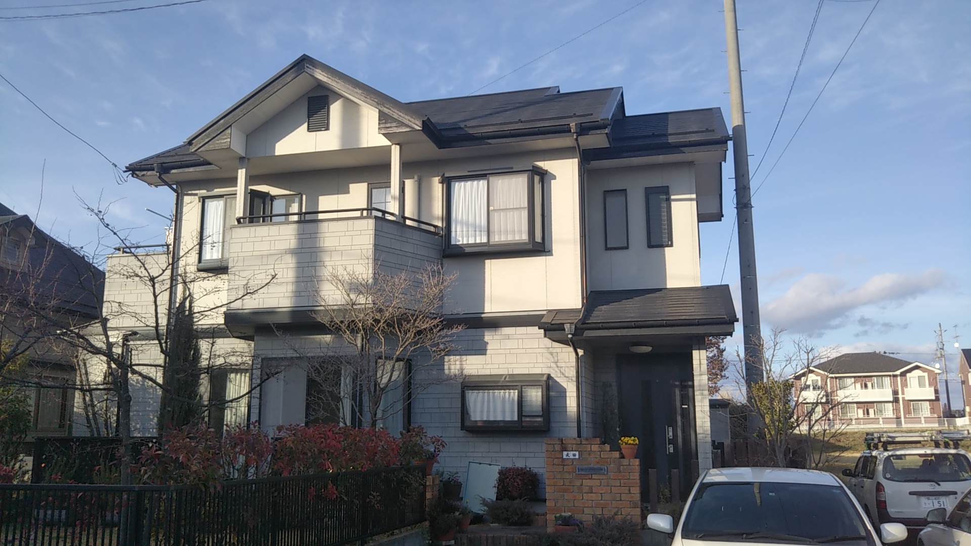 郡山市　屋根塗装　外壁塗装　付帯部塗装