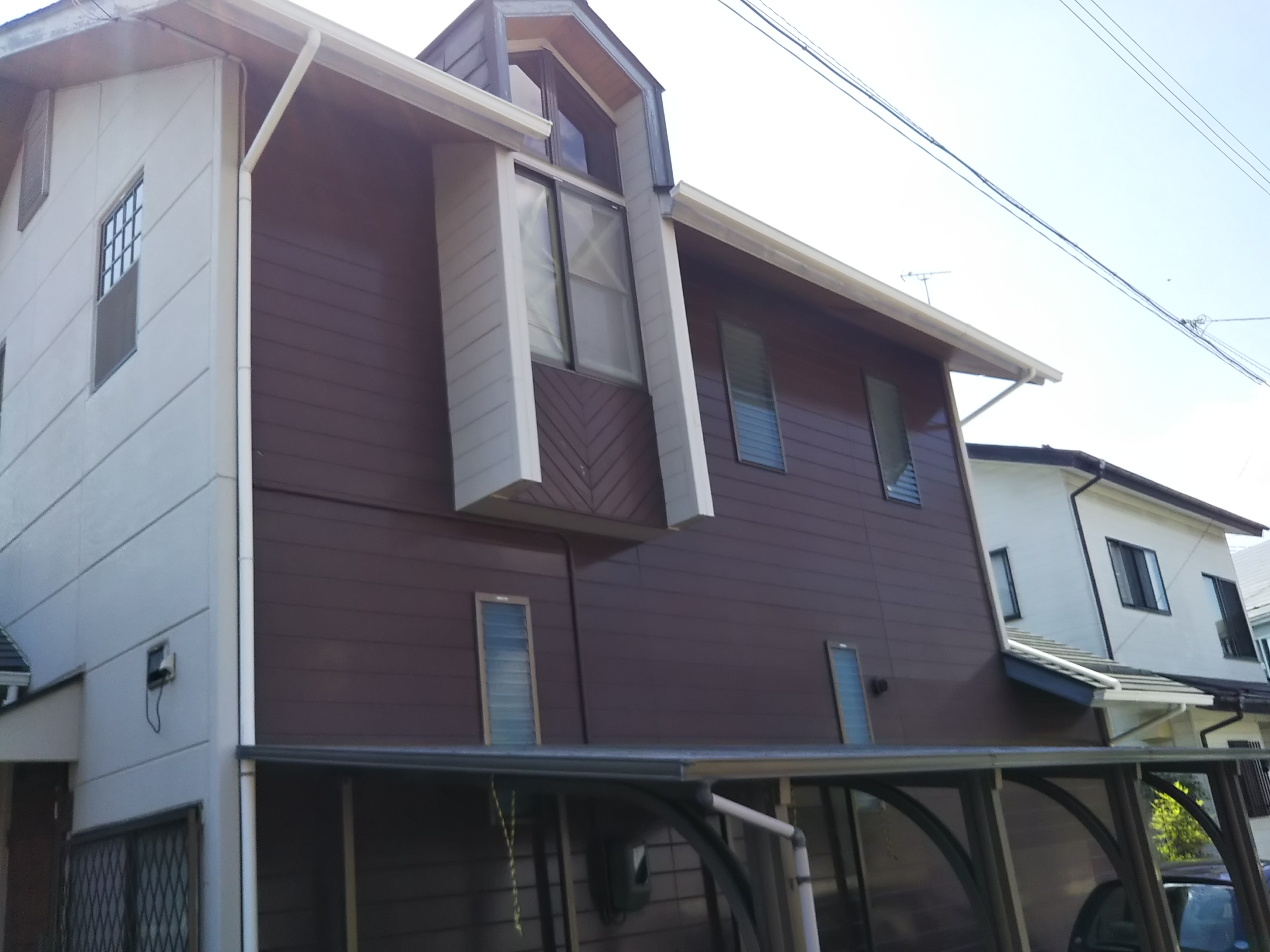 郡山市　屋根塗装　外壁塗装　付帯部塗装