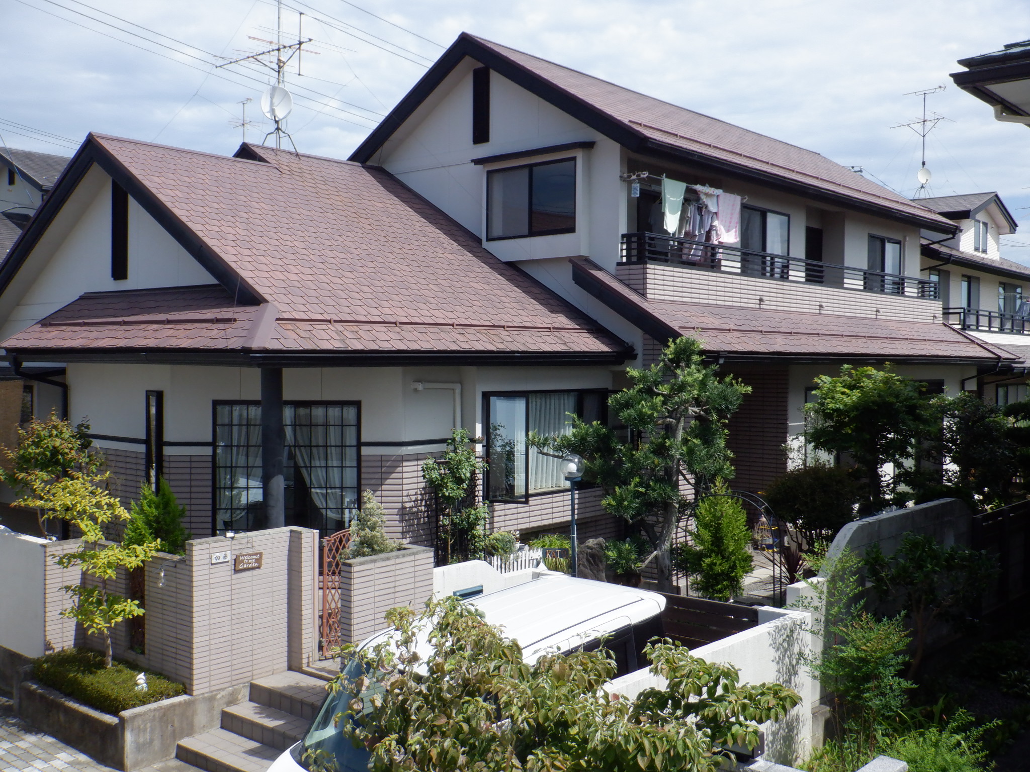 郡山市　屋根塗装　外壁塗装　付帯部塗装