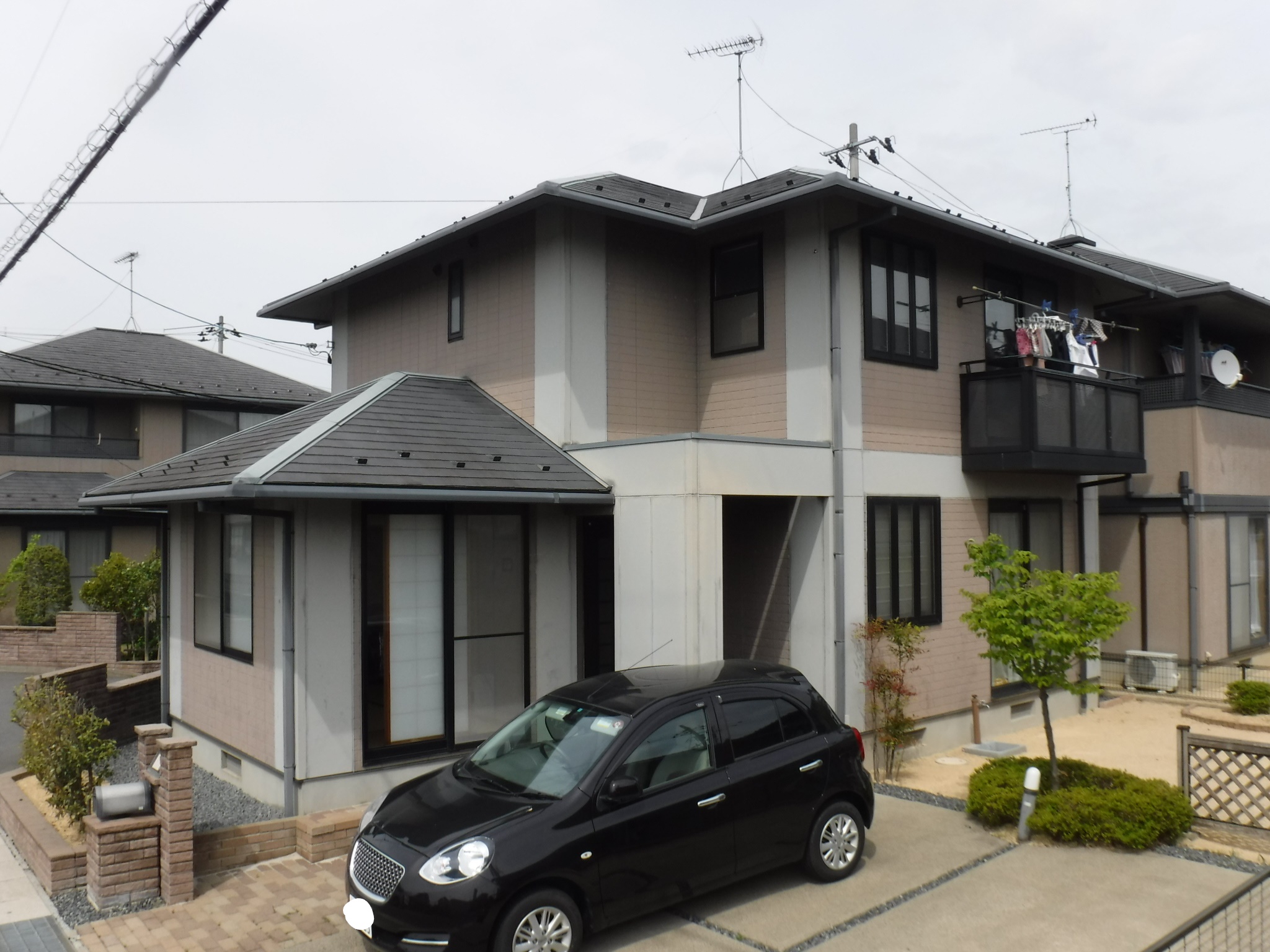 郡山市　屋根塗装　外壁塗装　付帯部塗装